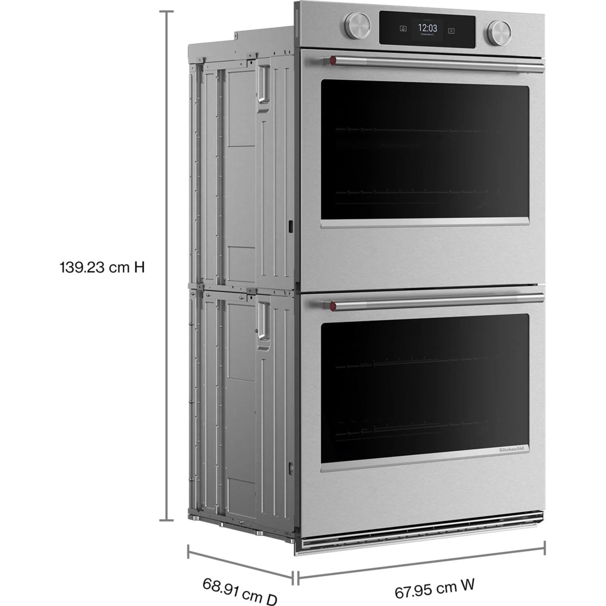 KitchenAid 27-inch Smart Electric Double Wall Oven with Assisted Cooking Modes - PrintShieldFinish - PrintShield Stainless (KOED727SPS) - Image 5