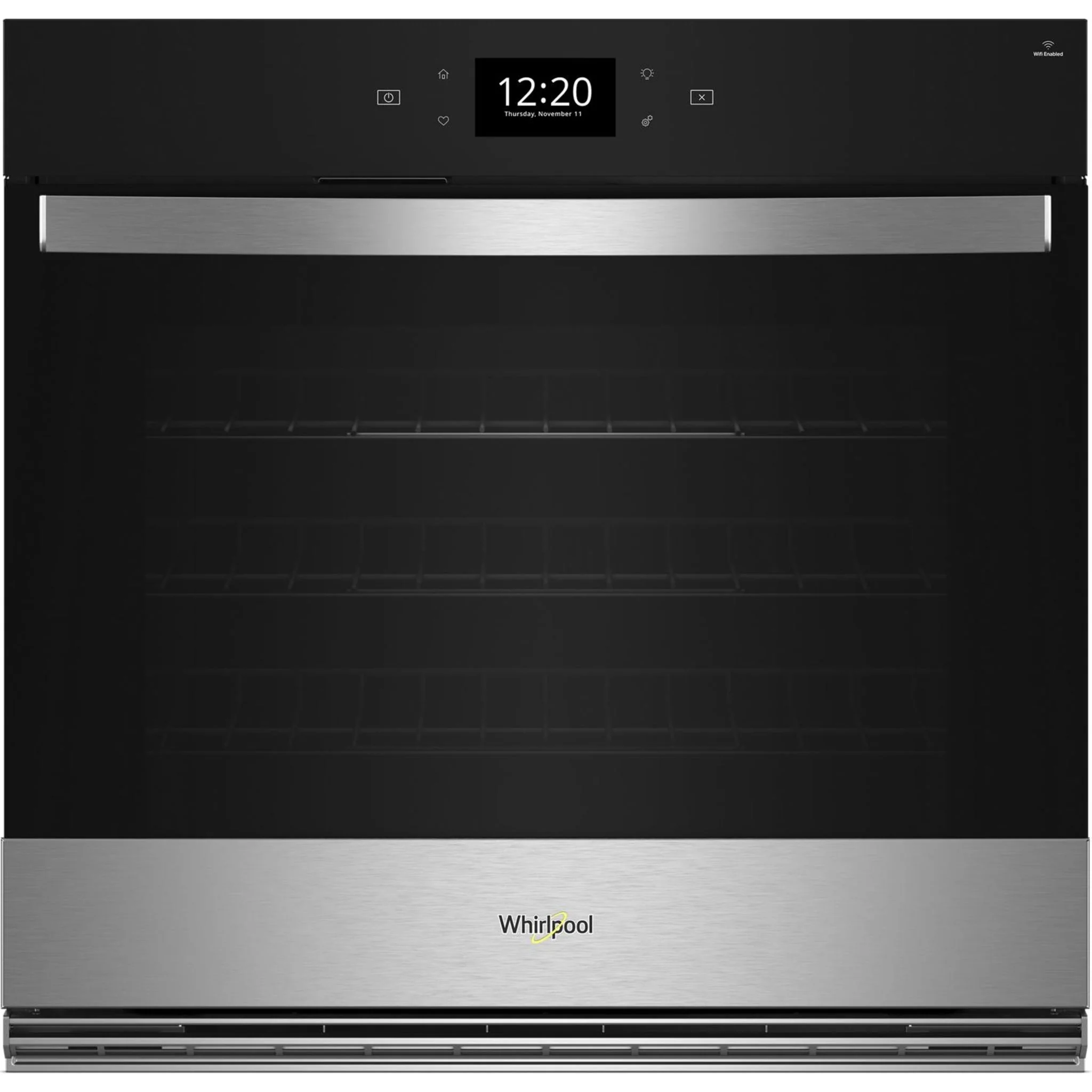 Whirlpool 4.3 Cu. Ft. Single Smart Wall Oven with Air Fry -Fingerprint Resistant Stainless Steel (WOES7027PZ)