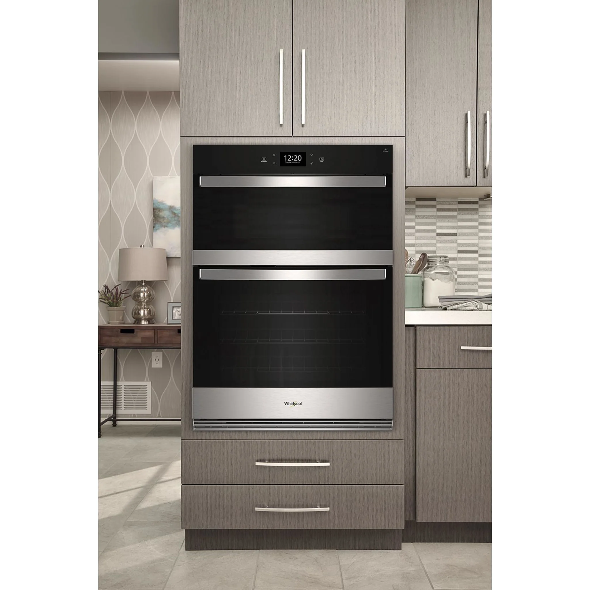 Whirlpool 5.7 Cu. Ft. Wall Oven Microwave Combo with Air Fry -Fingerprint Resistant Stainless Steel (WOEC7027PZ) - Image 12