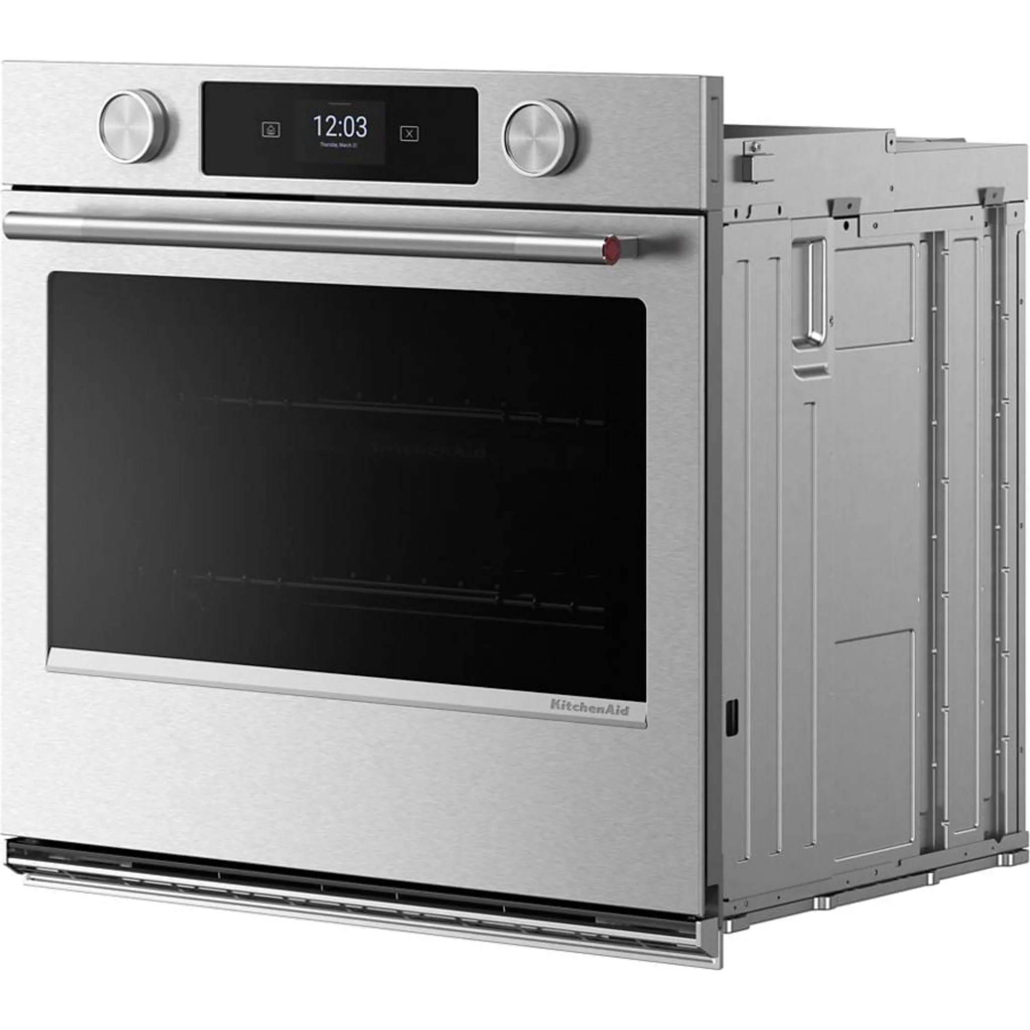 KitchenAid 27-inch Smart Electric Single Wall Oven with Assisted Cooking Modes - PrintShieldFinish - PrintShield Stainless (KOES727SPS) - Image 4