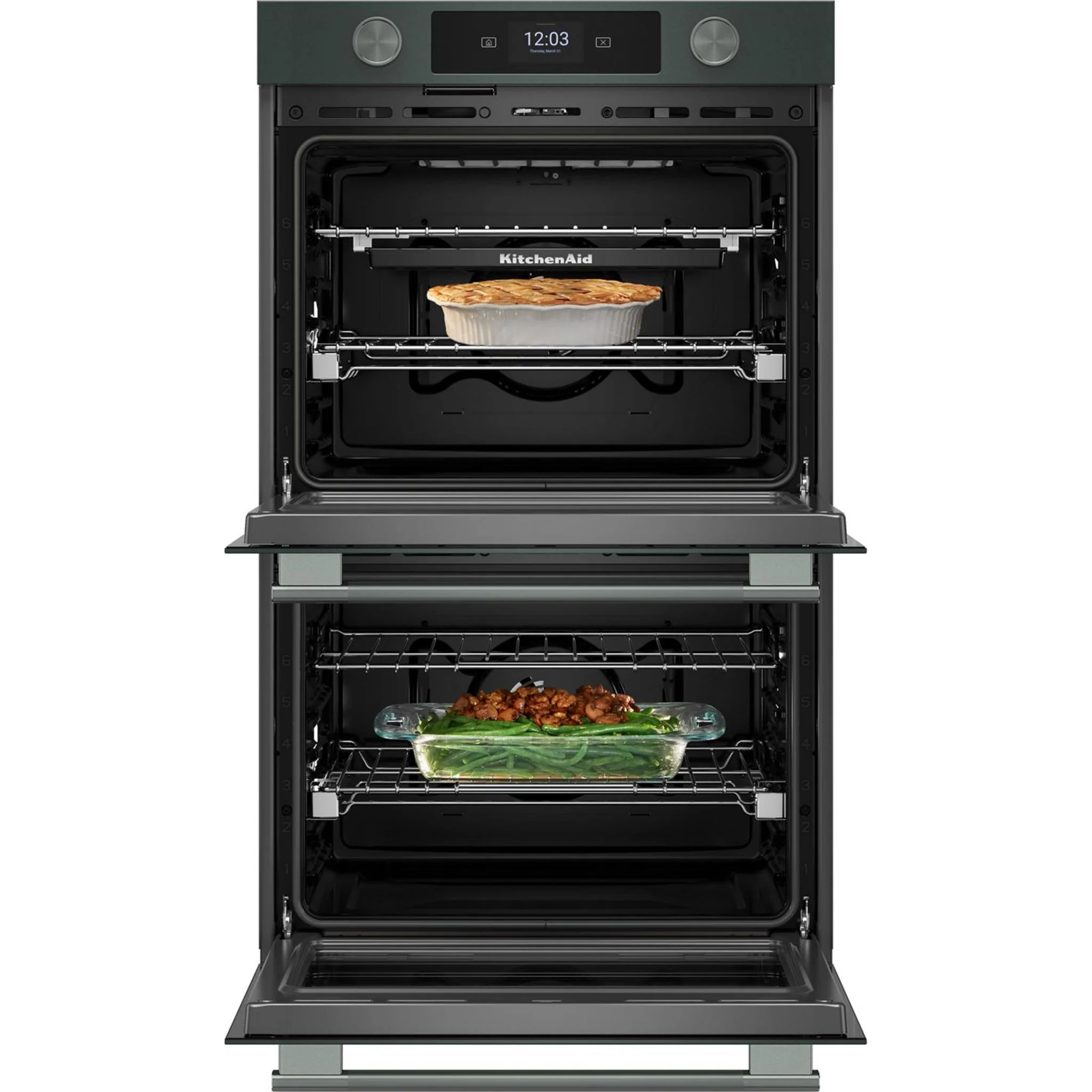 KitchenAid 30-inch Smart Electric Double Wall Oven with Assisted Cooking Modes - Juniper - Juniper (KOED730SJP) - Image 7