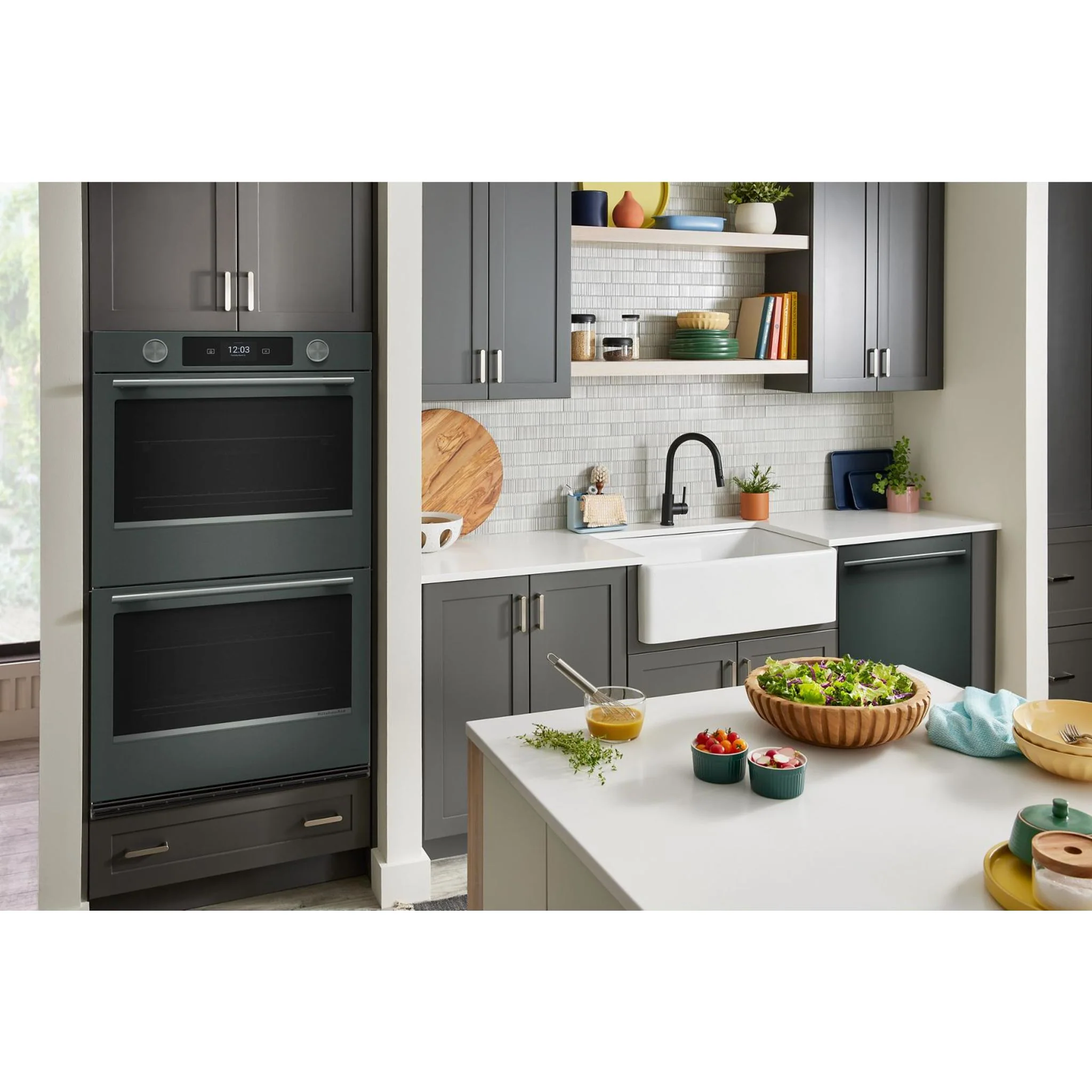KitchenAid 30-inch Smart Electric Double Wall Oven with Assisted Cooking Modes - Juniper - Juniper (KOED730SJP) - Image 8