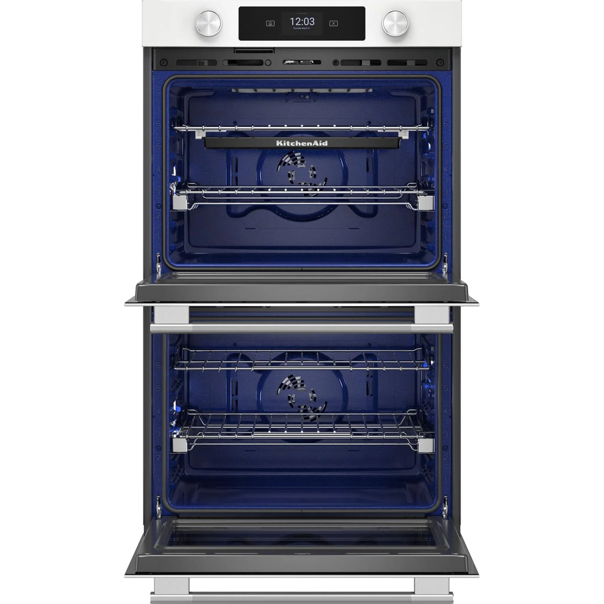 KitchenAid 30-inch Smart Electric Double Wall Oven with Assisted Cooking Modes - White - White (KOED730SWH) - Image 11