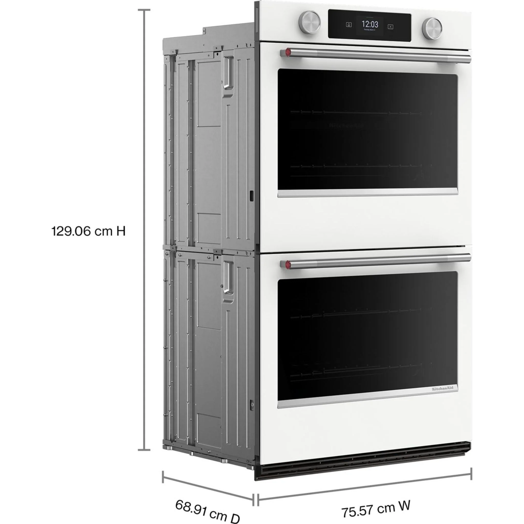 KitchenAid 30-inch Smart Electric Double Wall Oven with Assisted Cooking Modes - White - White (KOED730SWH) - Image 5