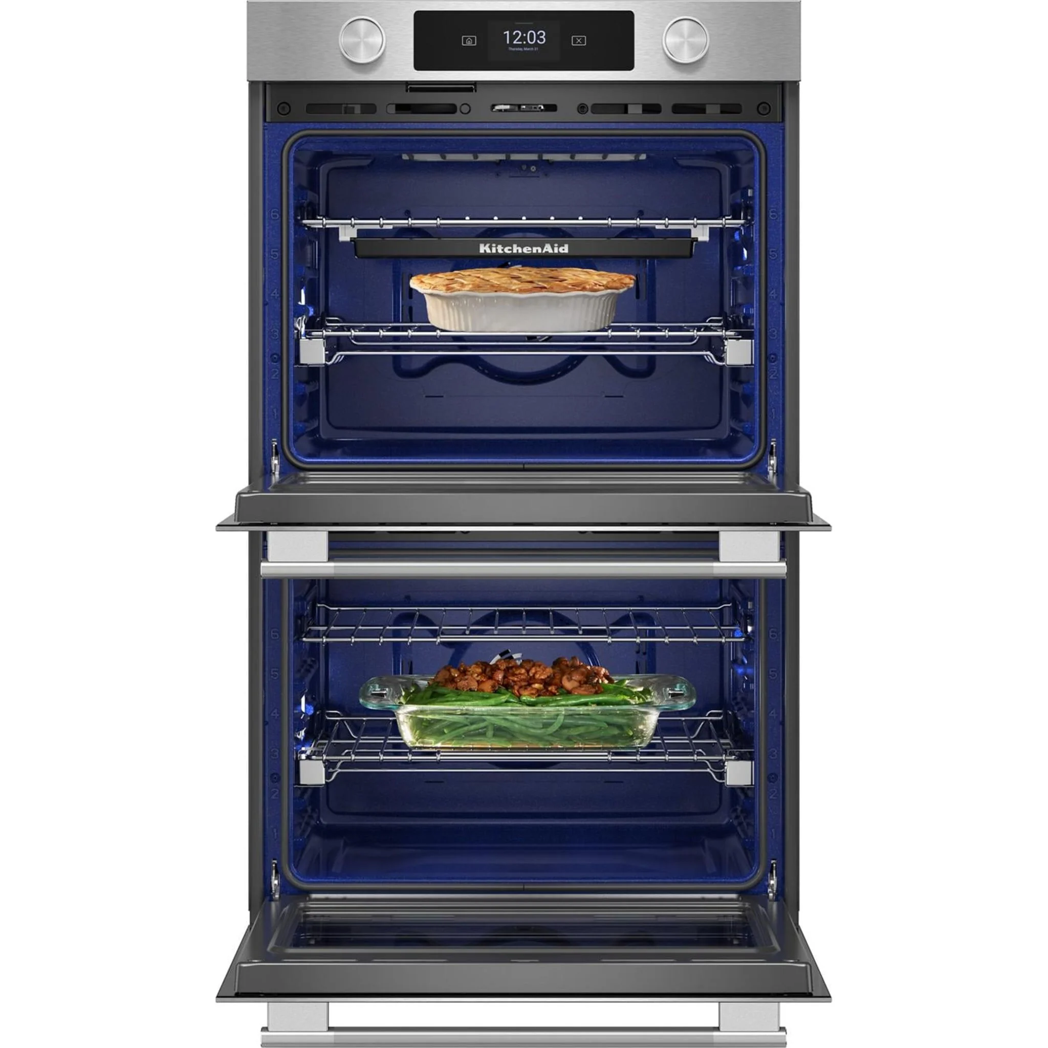 KitchenAid 30" Double Wall Oven (KOED930SPS) - PrintShield Stainless - Image 2
