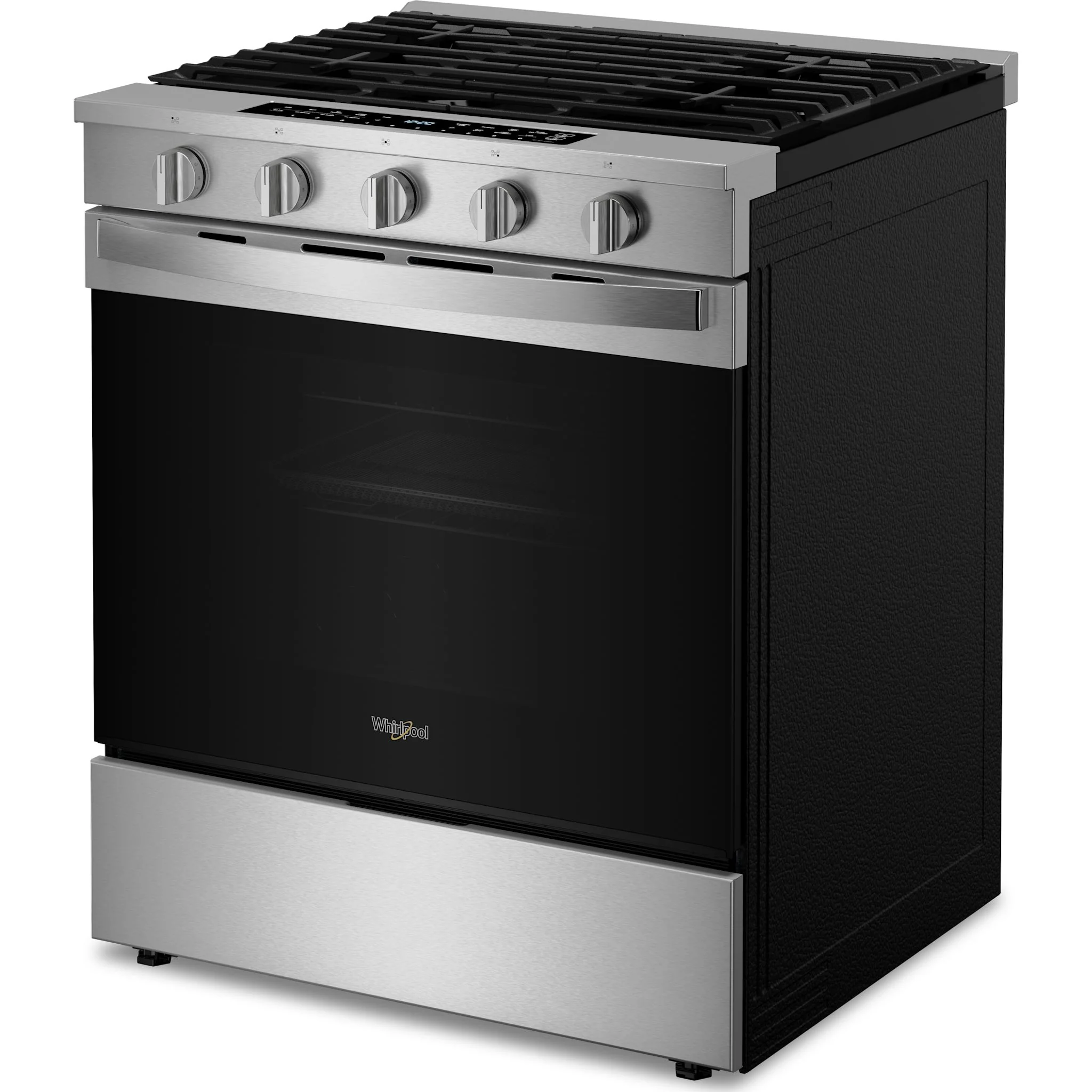 Whirlpool 30-Inch Smart Slide-In Gas Range with Air Fry, Steam/Self Clean & High Speed Preheat - Fingerprint Resistant Stainless Steel (WSGS7530RZ) - Image 5