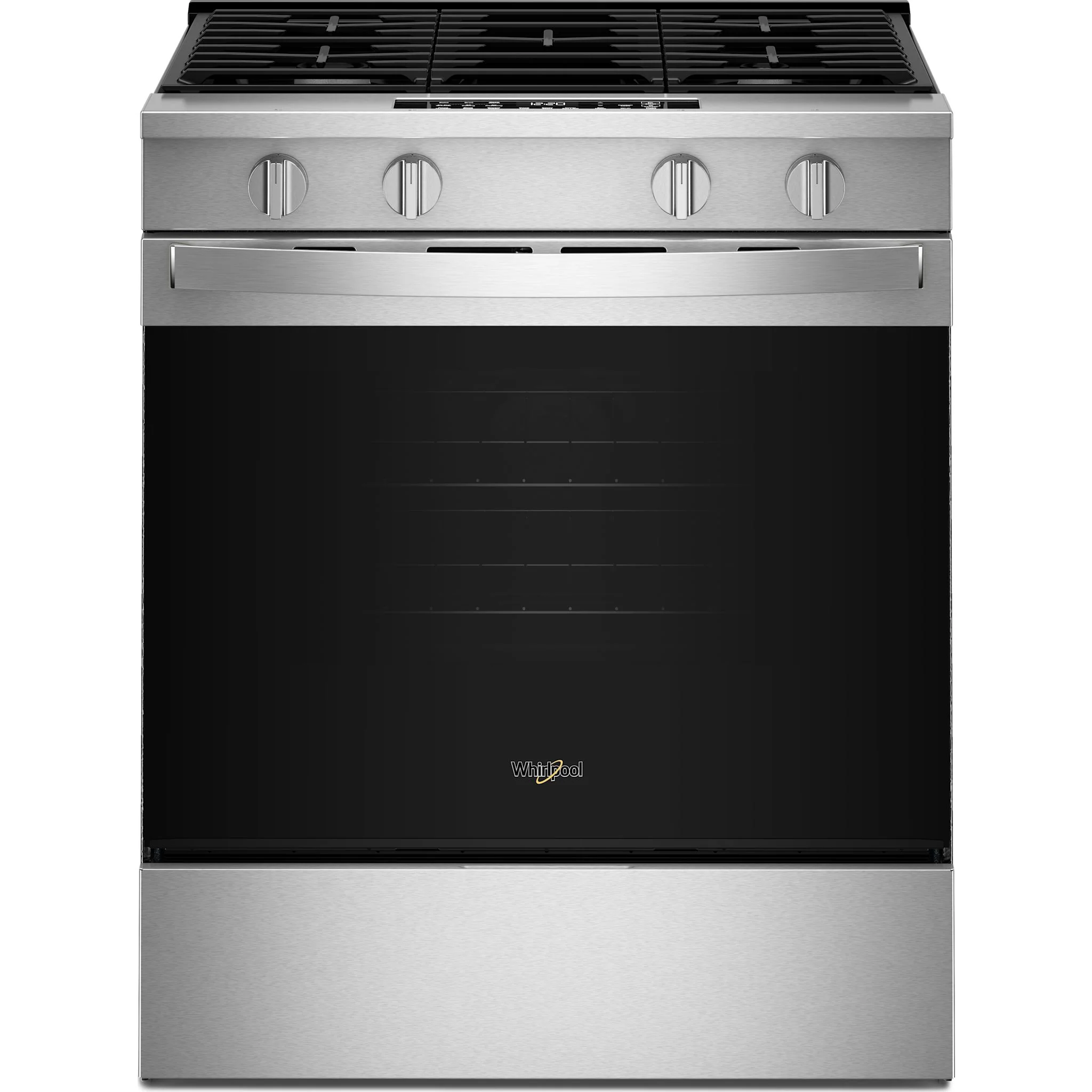 Whirlpool 30-inch Gas Smart Range with Air Cooking Technology and Steam Clean - Fingerprint Resistant Stainless Steel (WSGS4530TZ) - Image 4