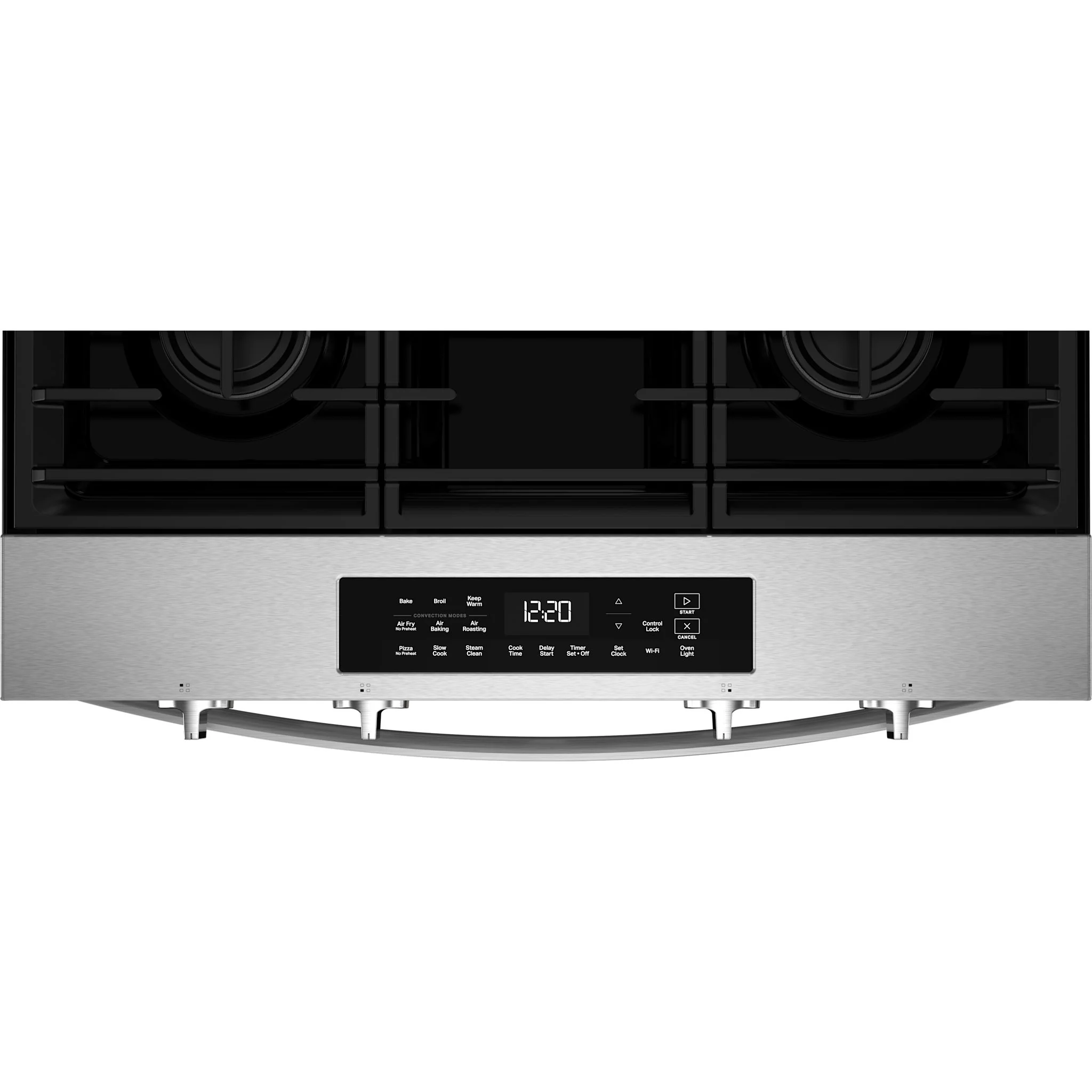 Whirlpool 30-inch Gas Smart Range with Air Cooking Technology and Steam Clean - Fingerprint Resistant Stainless Steel (WSGS4530TZ) - Image 8