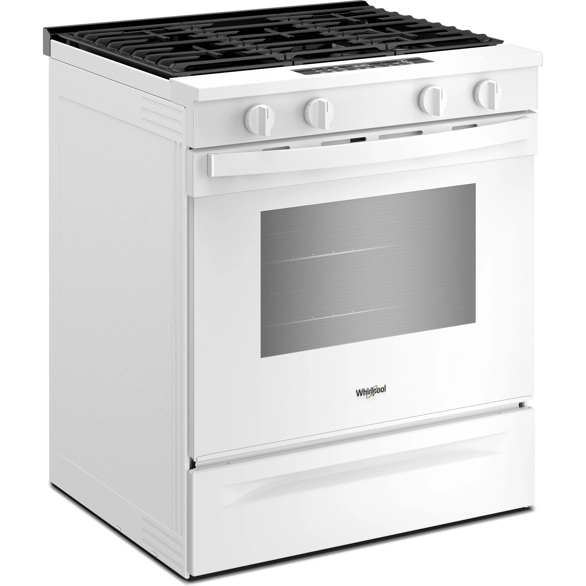 Whirlpool 30-inch Gas Smart Range with Air Cooking Technology and Steam Clean - White (WSGS4530TW - Image 3
