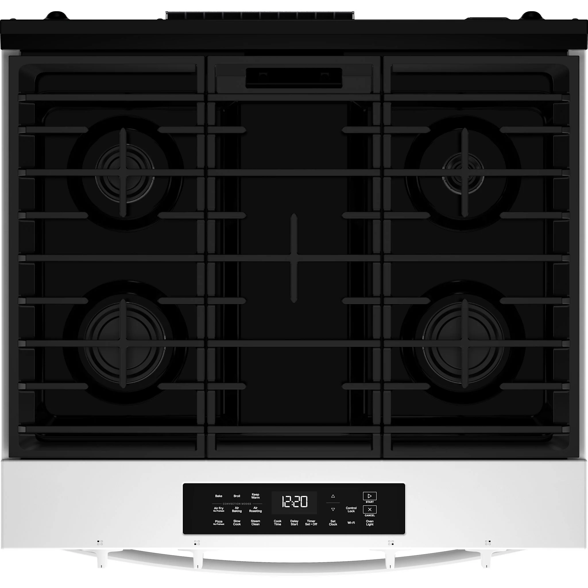 Whirlpool 30-inch Gas Smart Range with Air Cooking Technology and Steam Clean - White (WSGS4530TW - Image 5