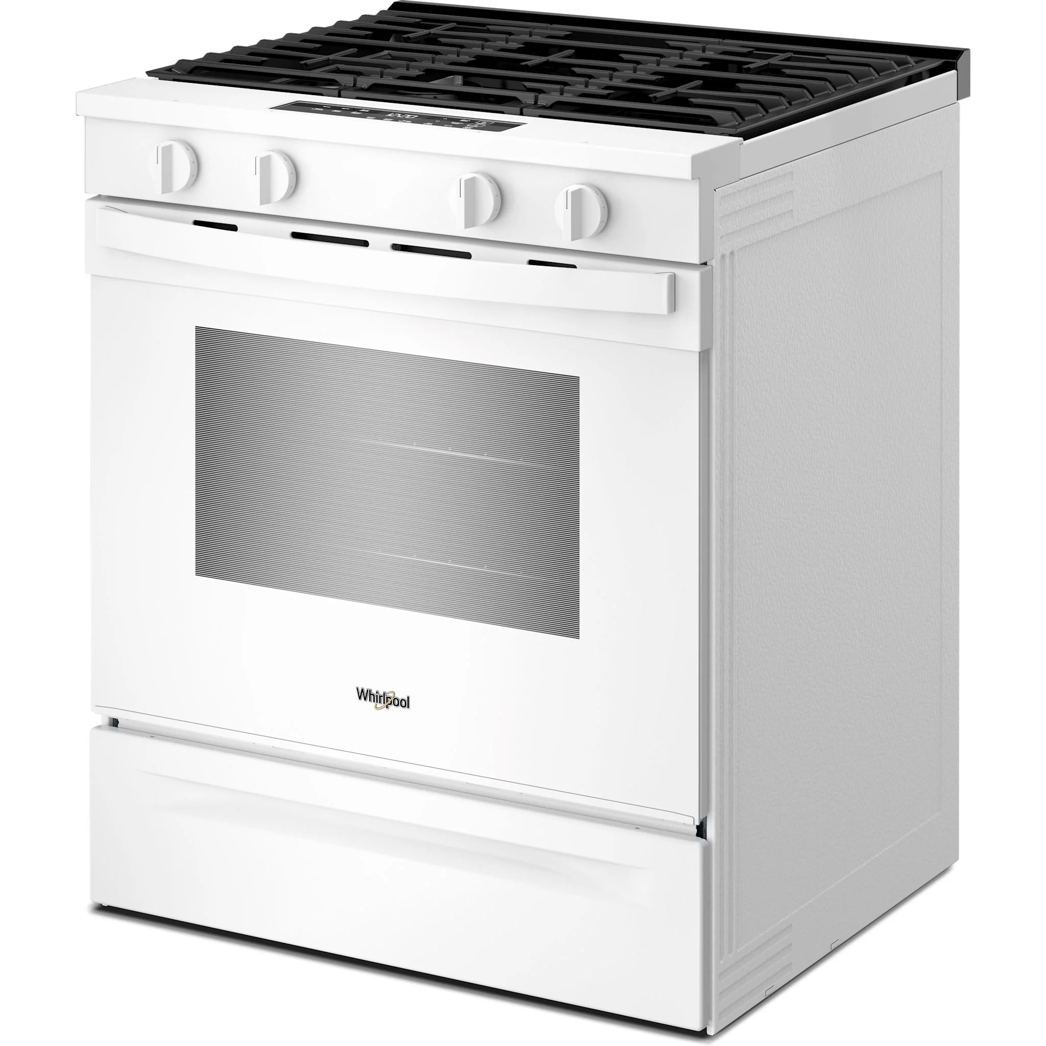 Whirlpool 30-inch Gas Smart Range with No Preheat Mode and Steam Clean - White (WSGS3330TW) - Image 2
