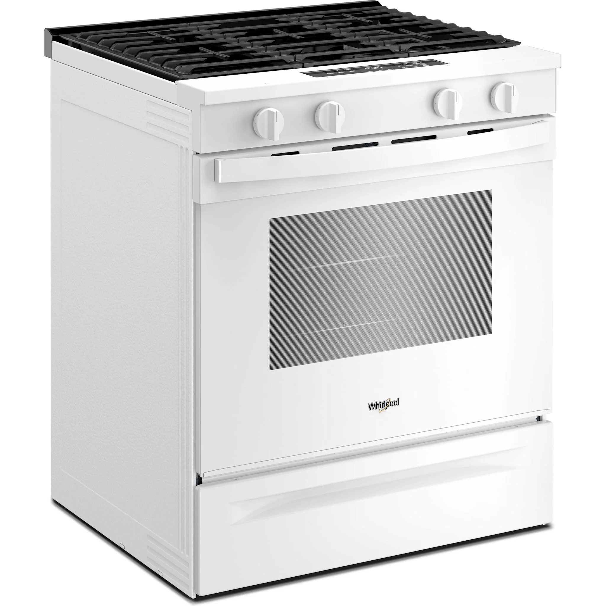 Whirlpool 30-inch Gas Smart Range with No Preheat Mode and Steam Clean - White (WSGS3330TW) - Image 3