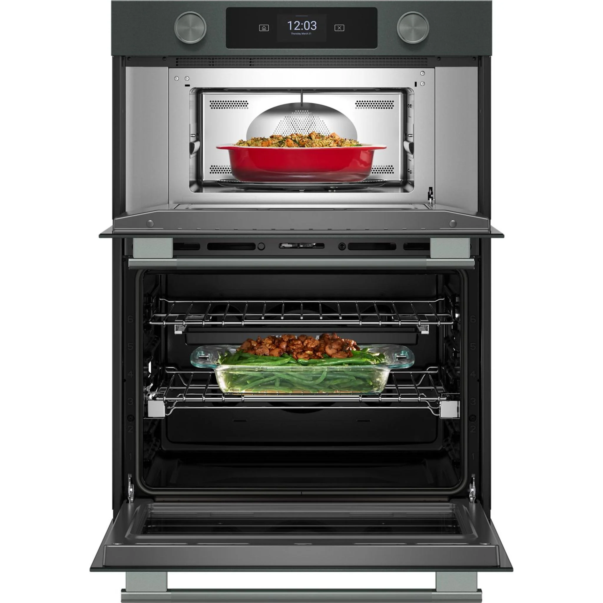 KitchenAid 30" Microwave/Wall Oven (KOEC930SJP) - Juniper - Image 2