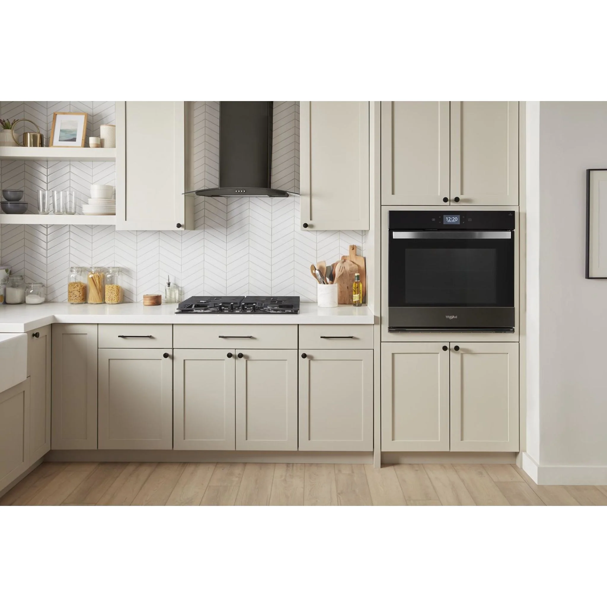 Whirlpool 5.0 Cu. Ft. Single Smart Wall Oven with Air Fry -Black Stainless (WOES7030PV) - Image 2