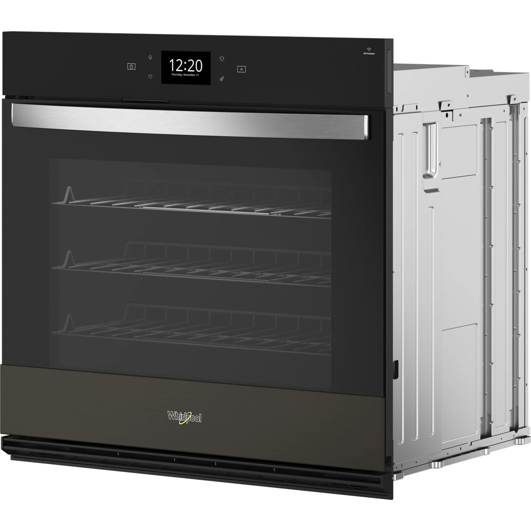 Whirlpool 5.0 Cu. Ft. Single Smart Wall Oven with Air Fry -Black Stainless (WOES7030PV) - Image 8