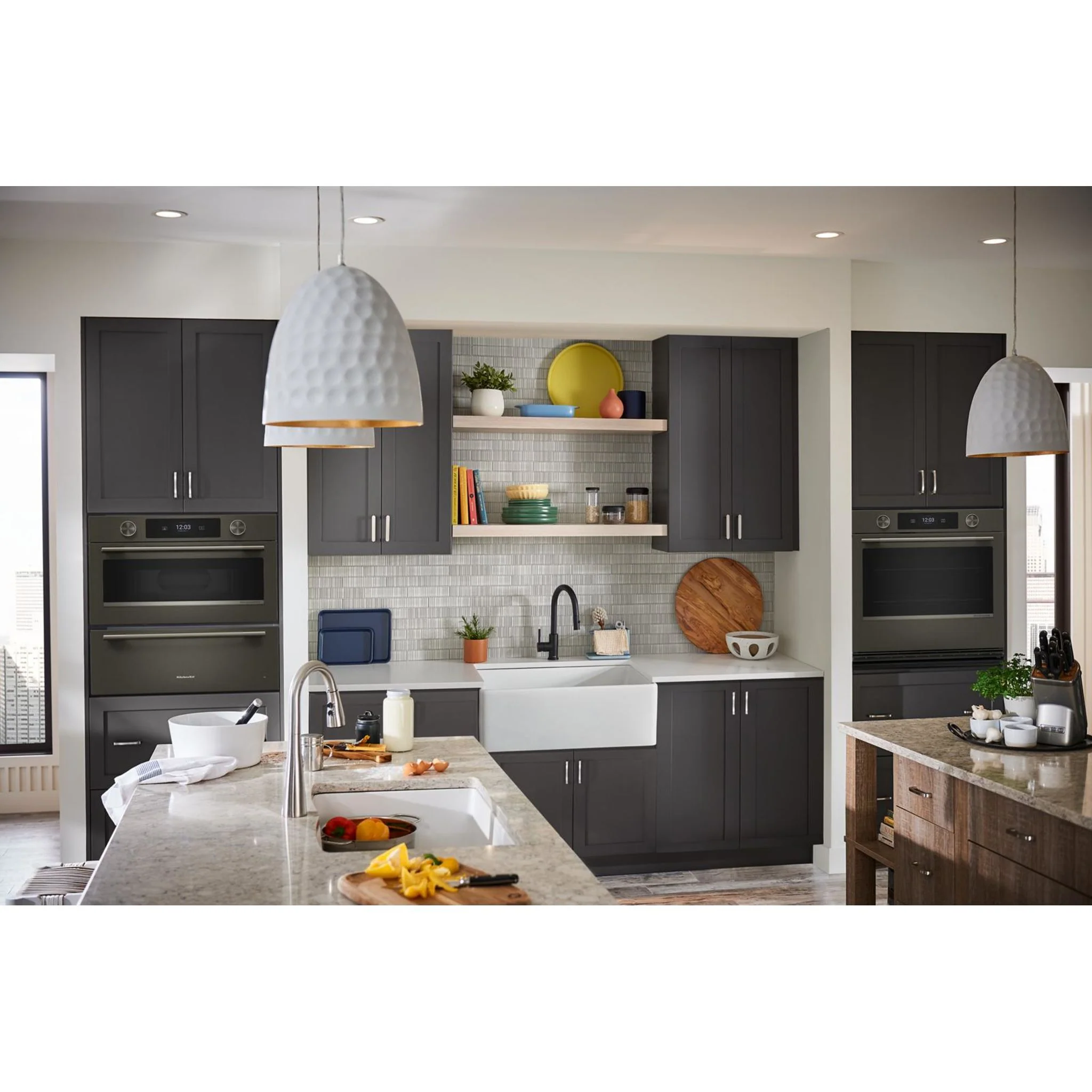 KitchenAid 30-inch Smart Electric Single Wall Oven with Assisted Cooking Modes - Black Ore - Black Ore (KOES730SBE) - Image 3