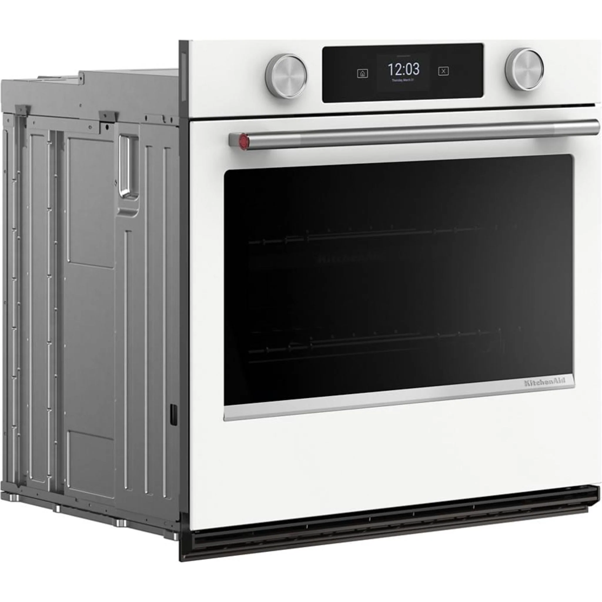 KitchenAid 30-inch Smart Electric Single Wall Oven with Assisted Cooking Modes - White - White (KOES730SWH) - Image 12