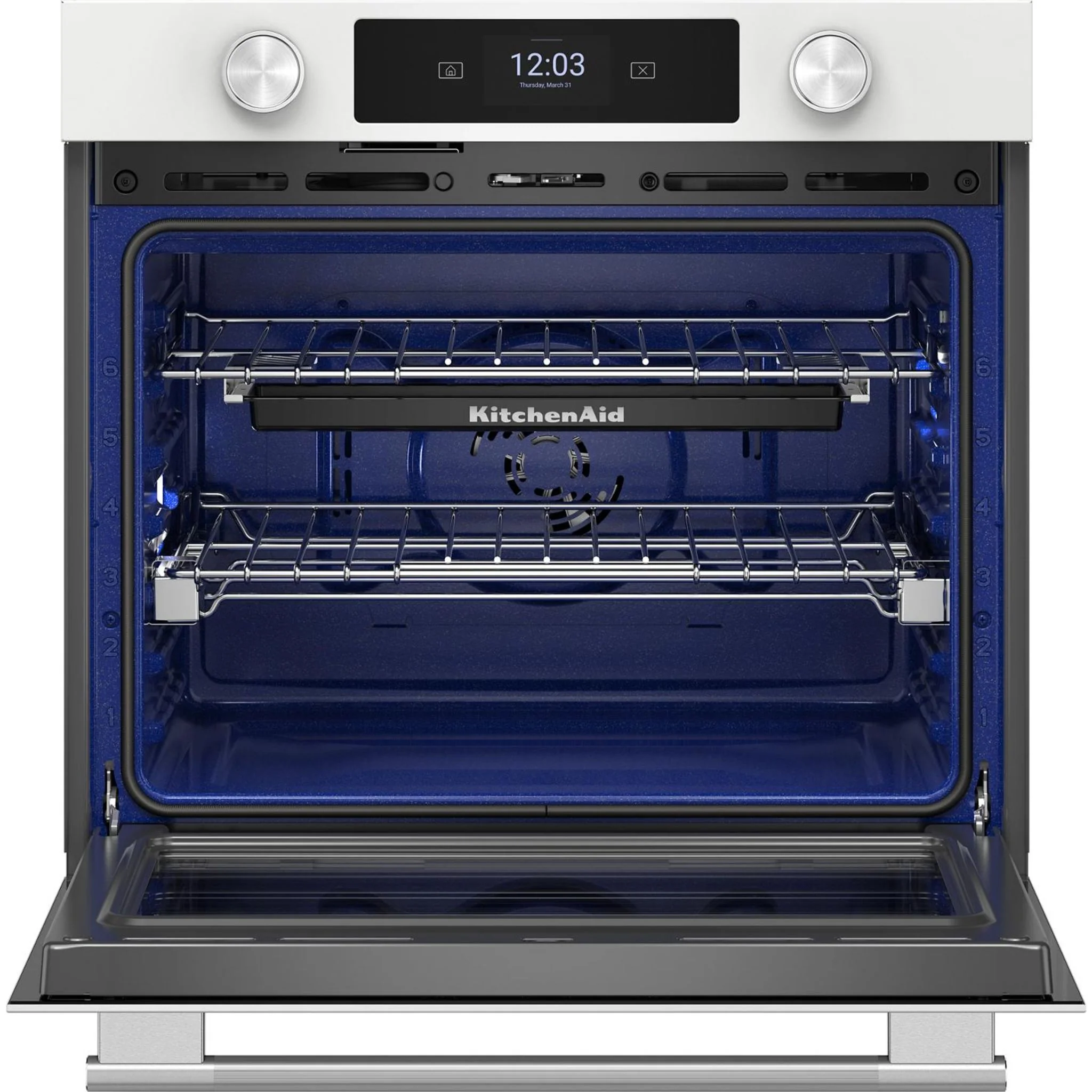KitchenAid 30-inch Smart Electric Single Wall Oven with Assisted Cooking Modes - White - White (KOES730SWH) - Image 6
