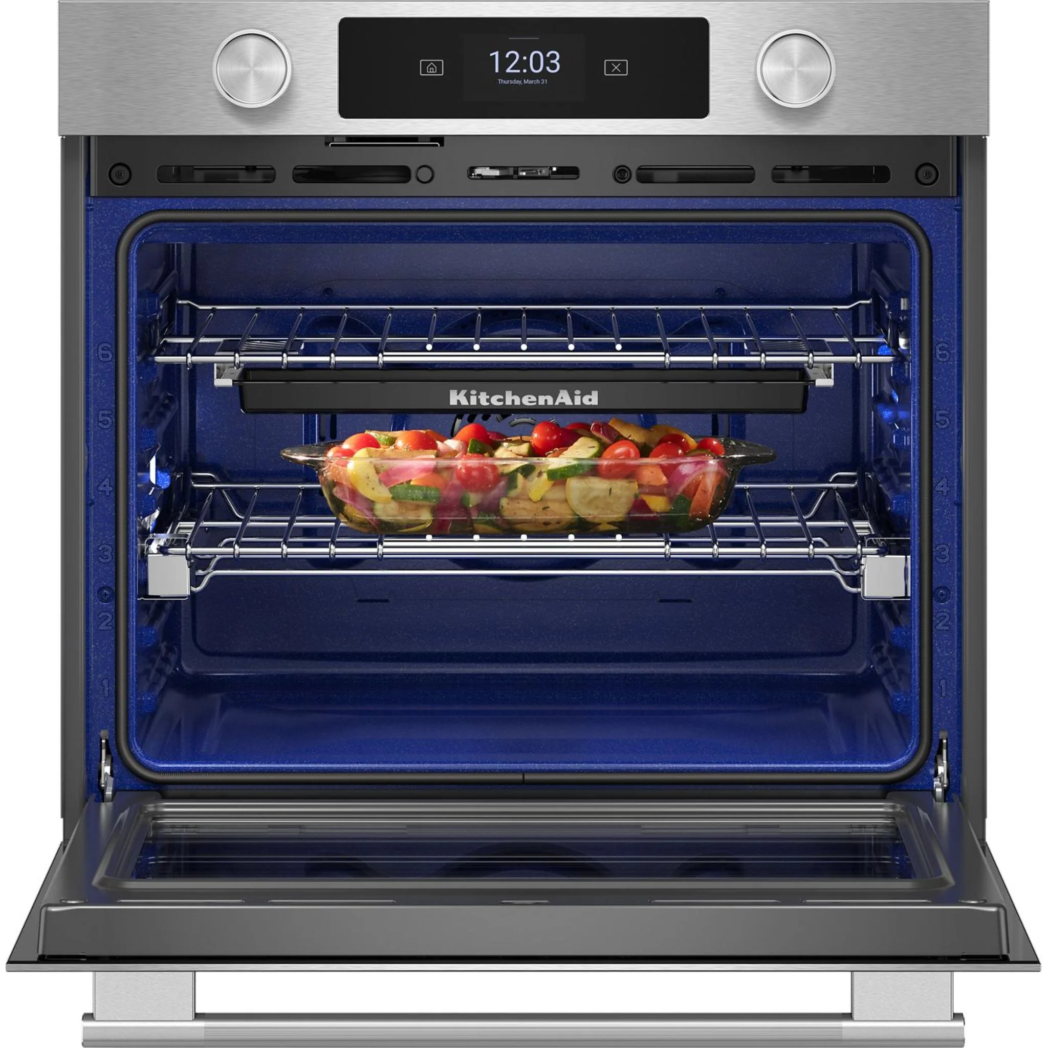 KitchenAid 30" Single Wall Oven (KOES930SPS) - PrintShield Stainless - Image 2