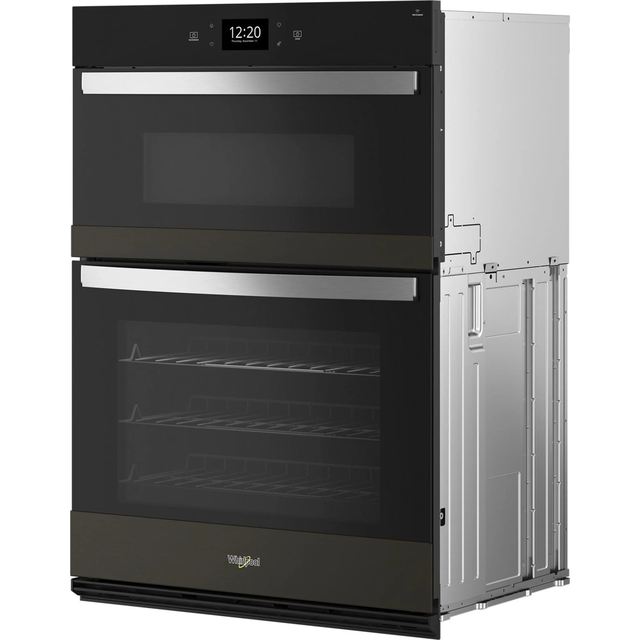 Whirlpool 6.4 Cu. Ft. Wall Oven Microwave Combo with Air Fry -Black Stainless (WOEC7030PV) - Image 11