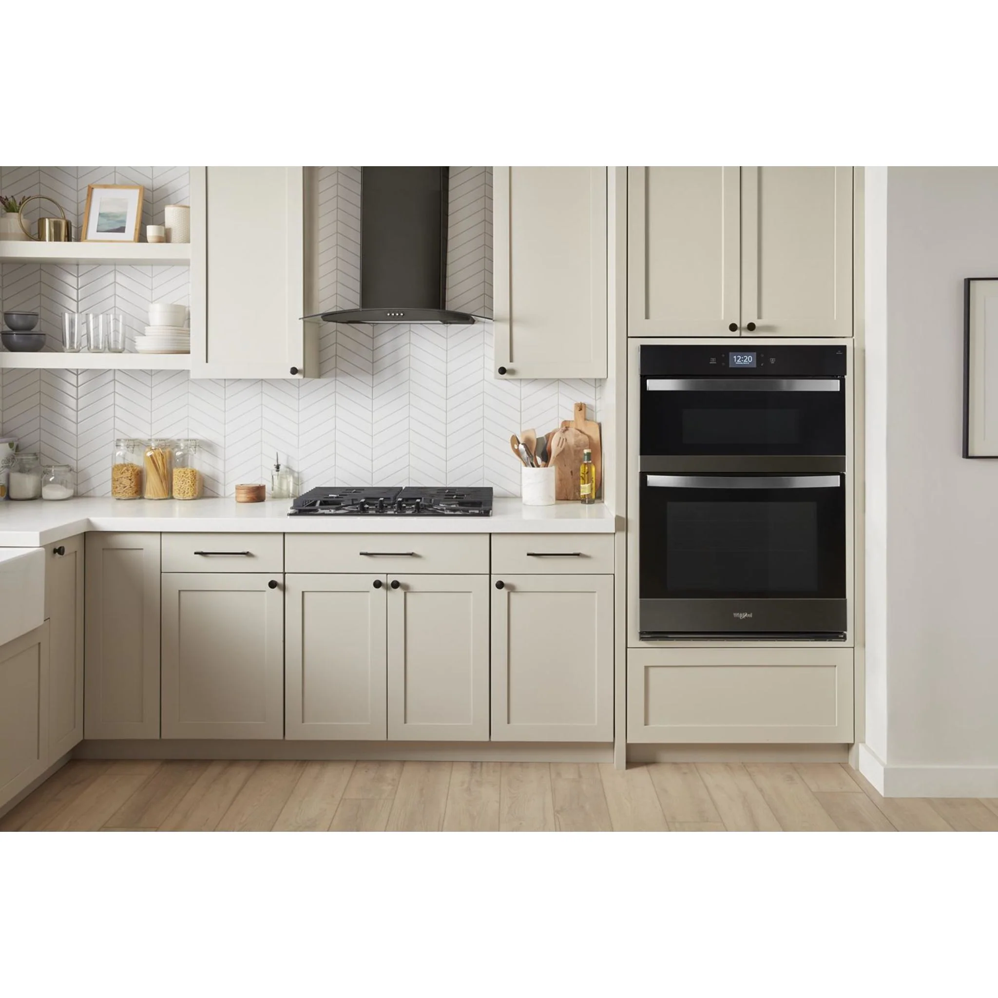 Whirlpool 6.4 Cu. Ft. Wall Oven Microwave Combo with Air Fry -Black Stainless (WOEC7030PV) - Image 9
