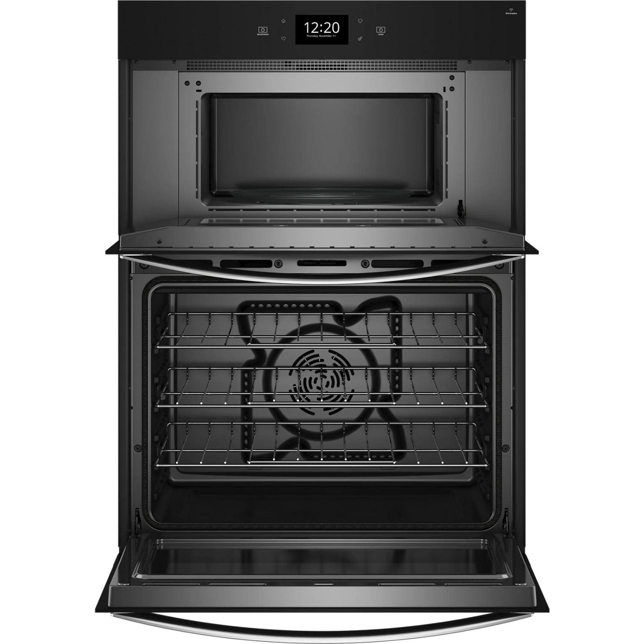 Whirlpool 6.4 Cu. Ft. Wall Oven Microwave Combo with Air Fry -Fingerprint Resistant Stainless Steel (WOEC7030PZ) - Image 8