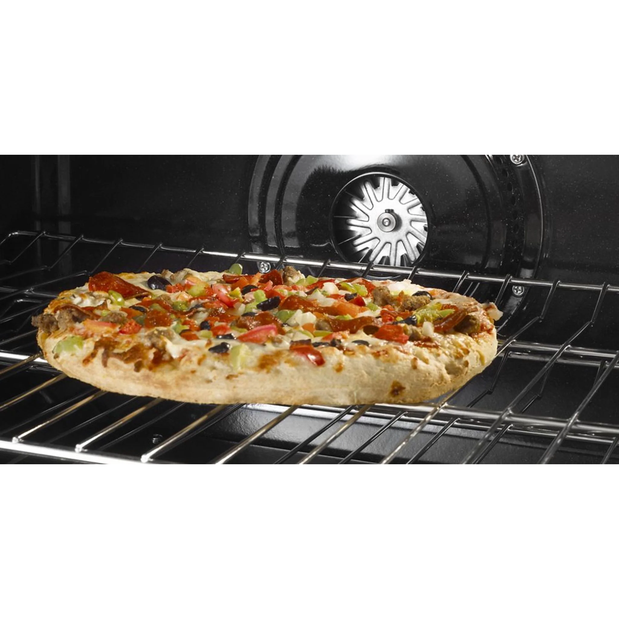 Whirlpool 10.0 Cu. Ft. Double Smart Wall Oven with Air Fry -Fingerprint Resistant Stainless Steel (WOED7030PZ) - Image 4