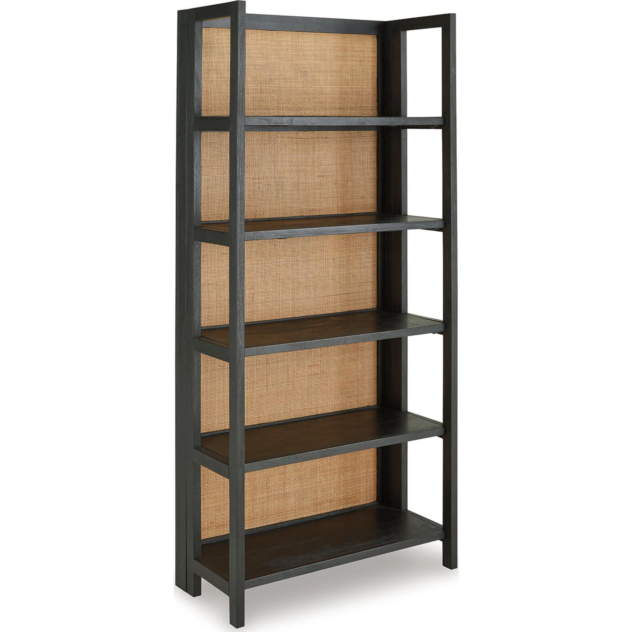 Abyard Bookcase - Black/Natural - Image 7