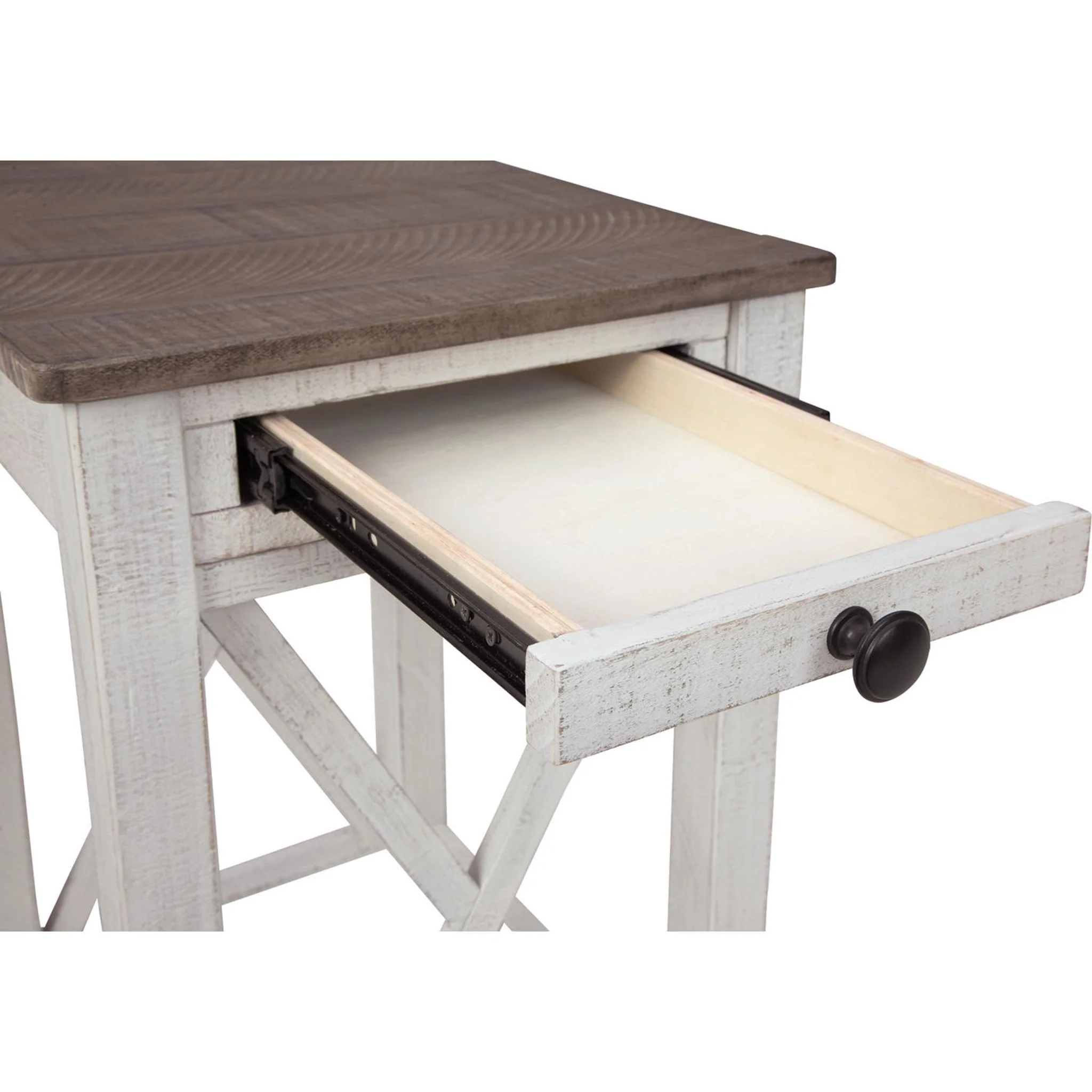 Adalane Accent Table - White/Gray - Image 15