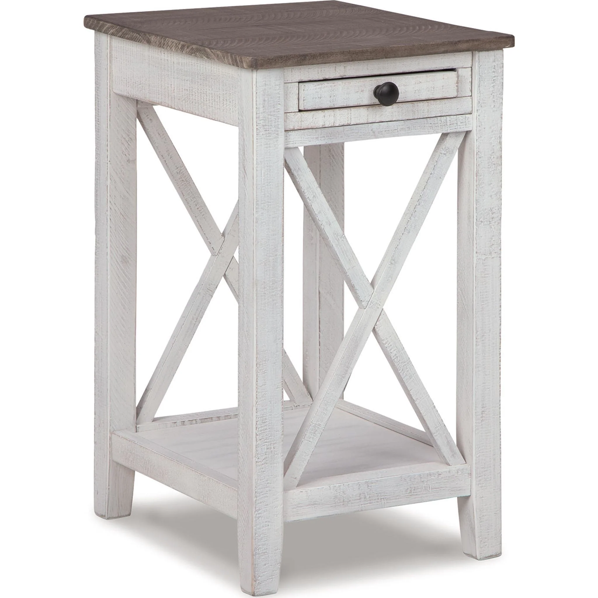 Adalane Accent Table - White/Gray - Image 9