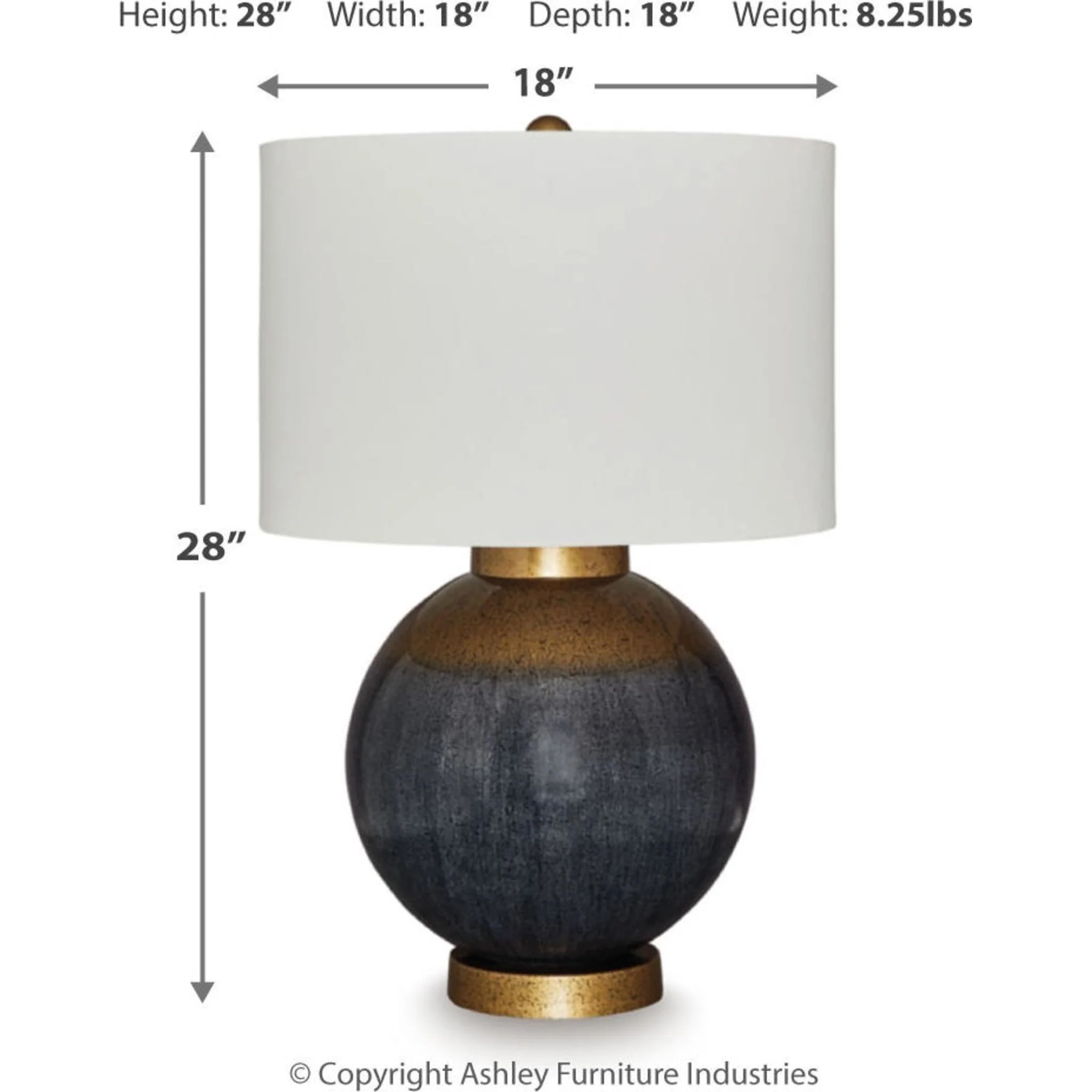 Adara Table Lamp 27.38" - Image 3