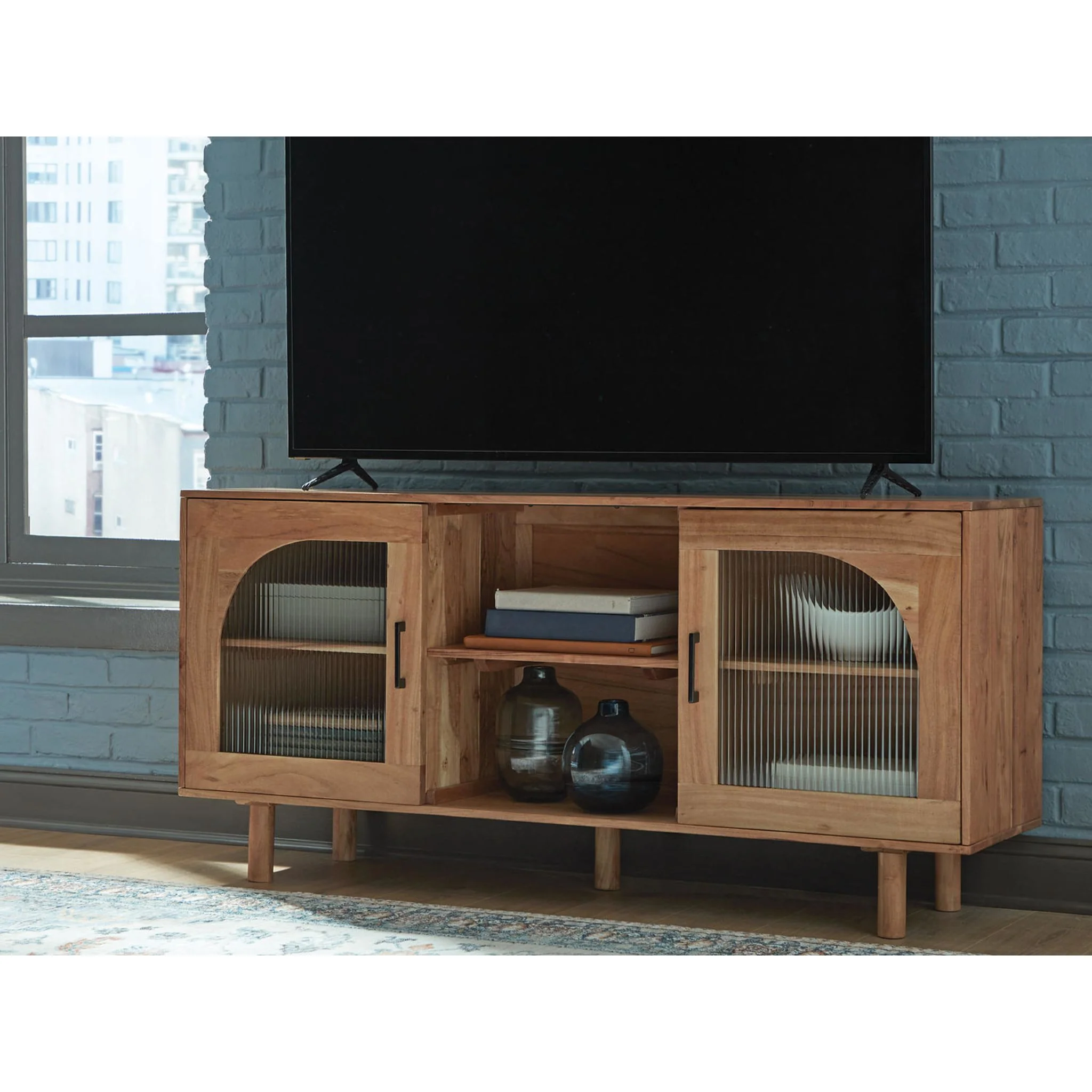 Adway Accent Cabinet - Natural Brown - Image 9