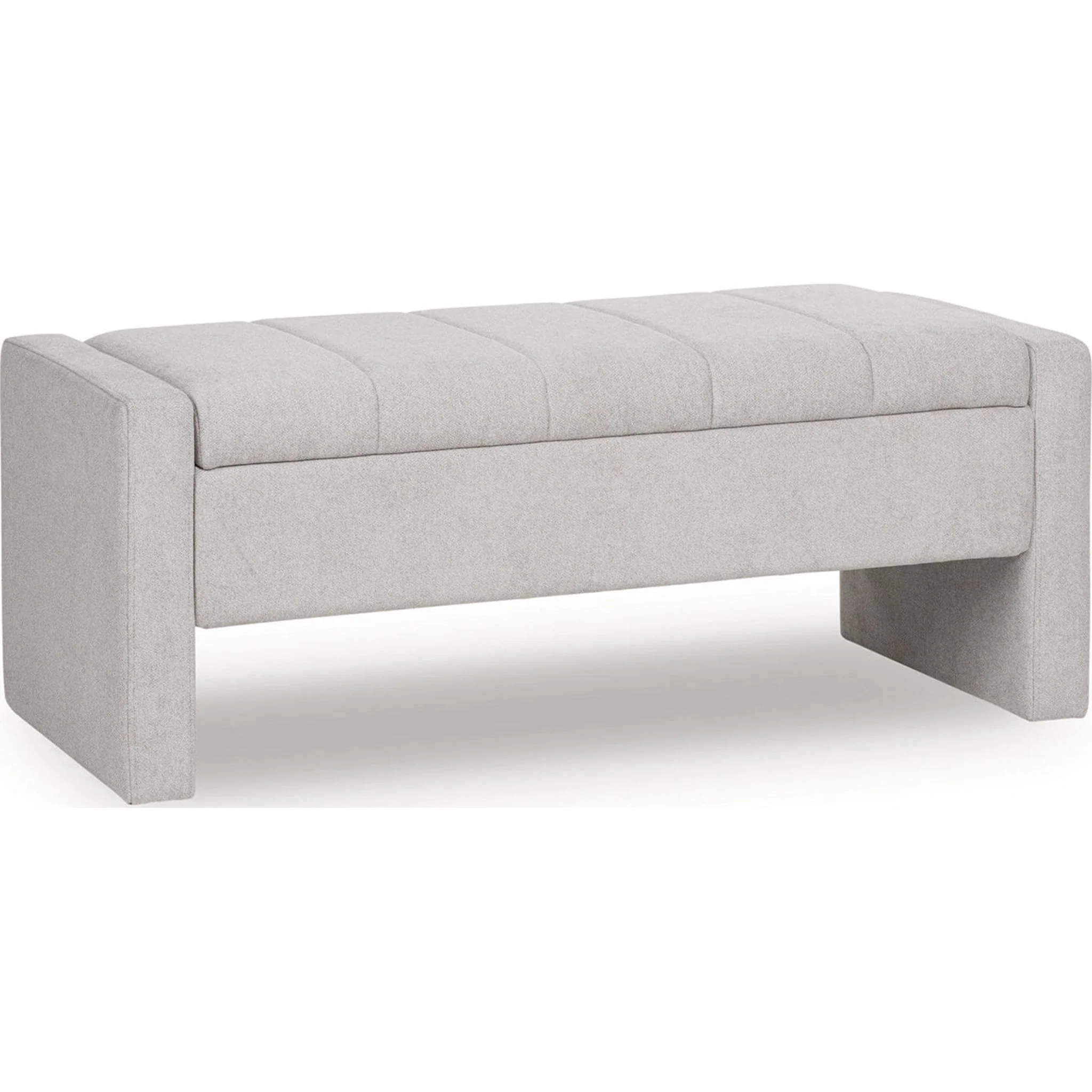 Akselman Storage Bench - Gray - Image 3