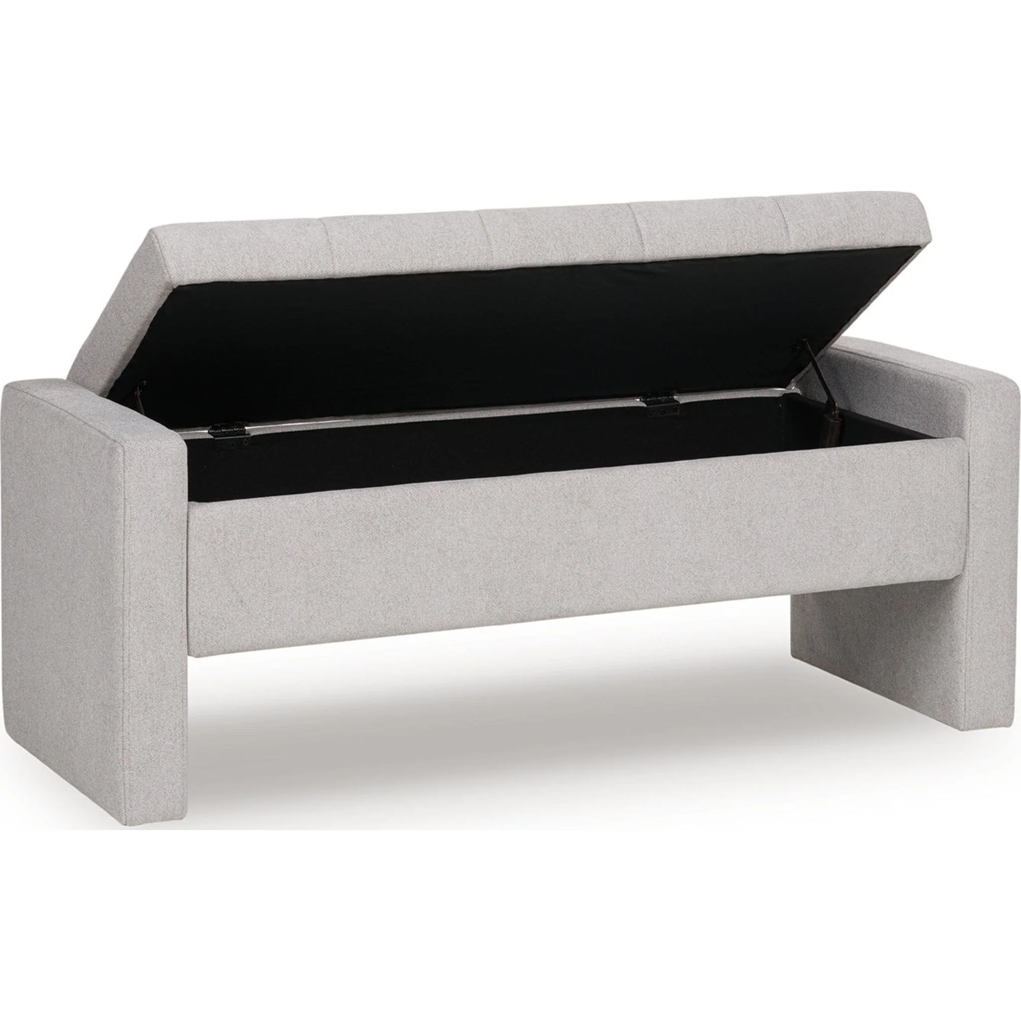 Akselman Storage Bench - Gray - Image 4