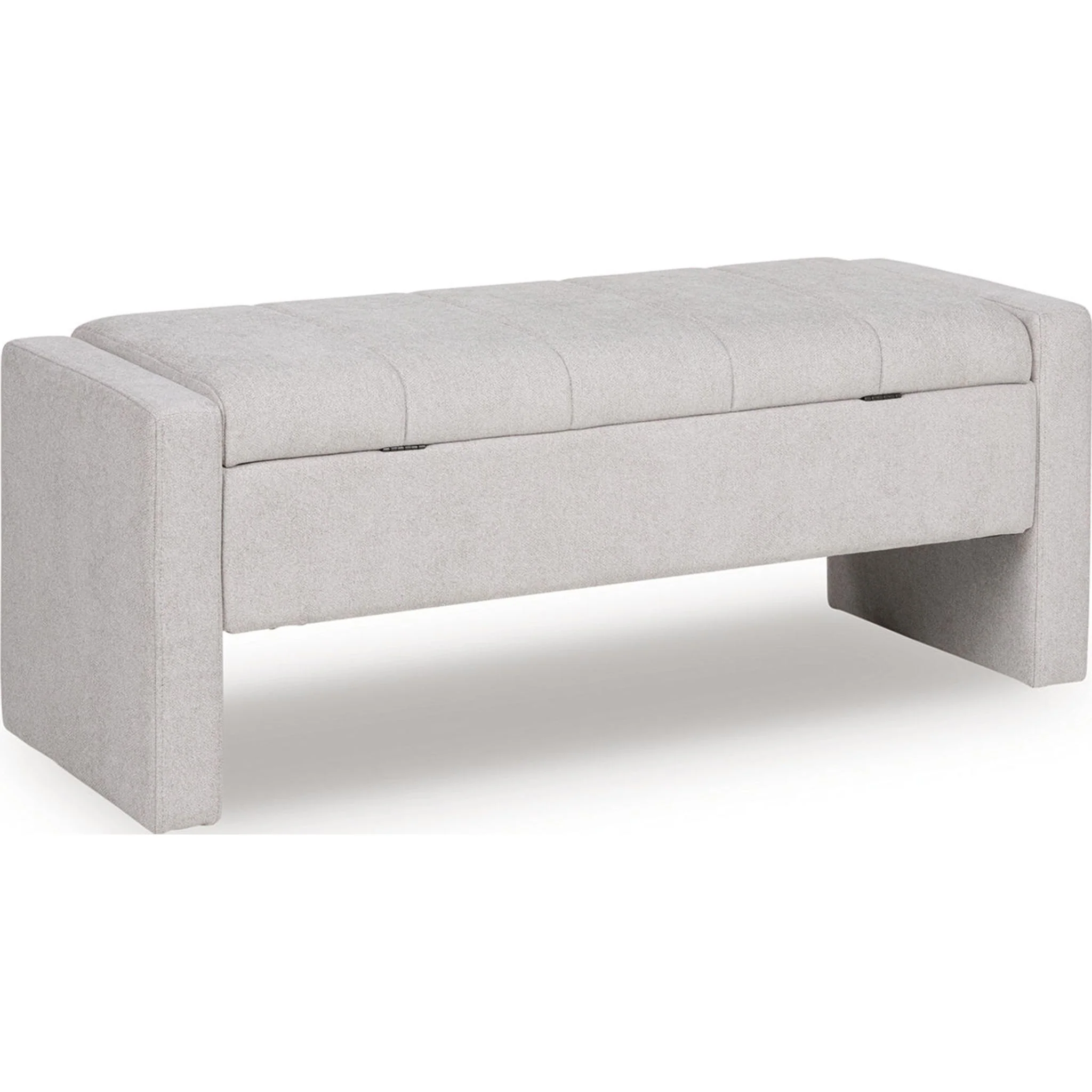 Akselman Storage Bench - Gray - Image 5