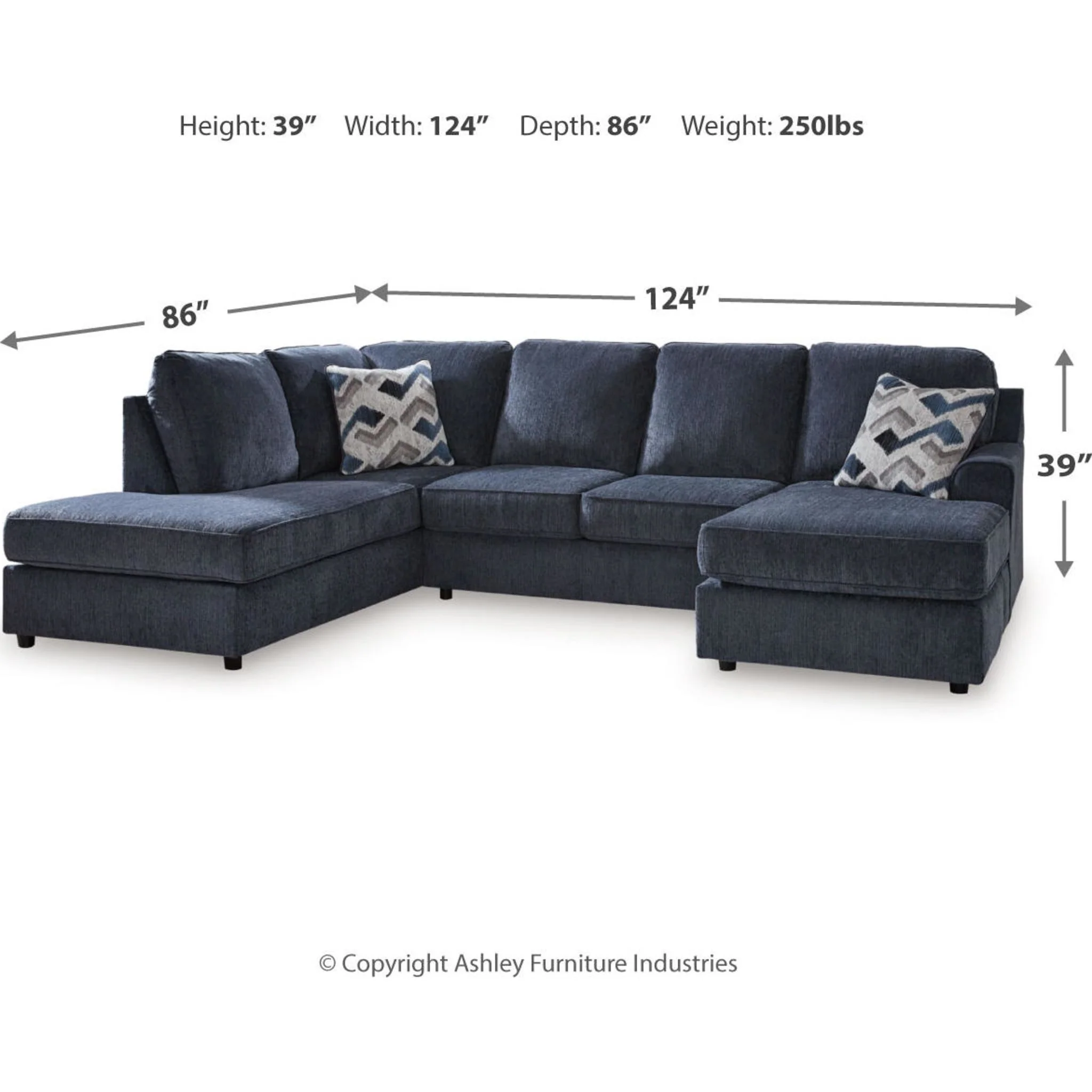 Albar Place 2 Piece Sectional with Chaise - Image 24