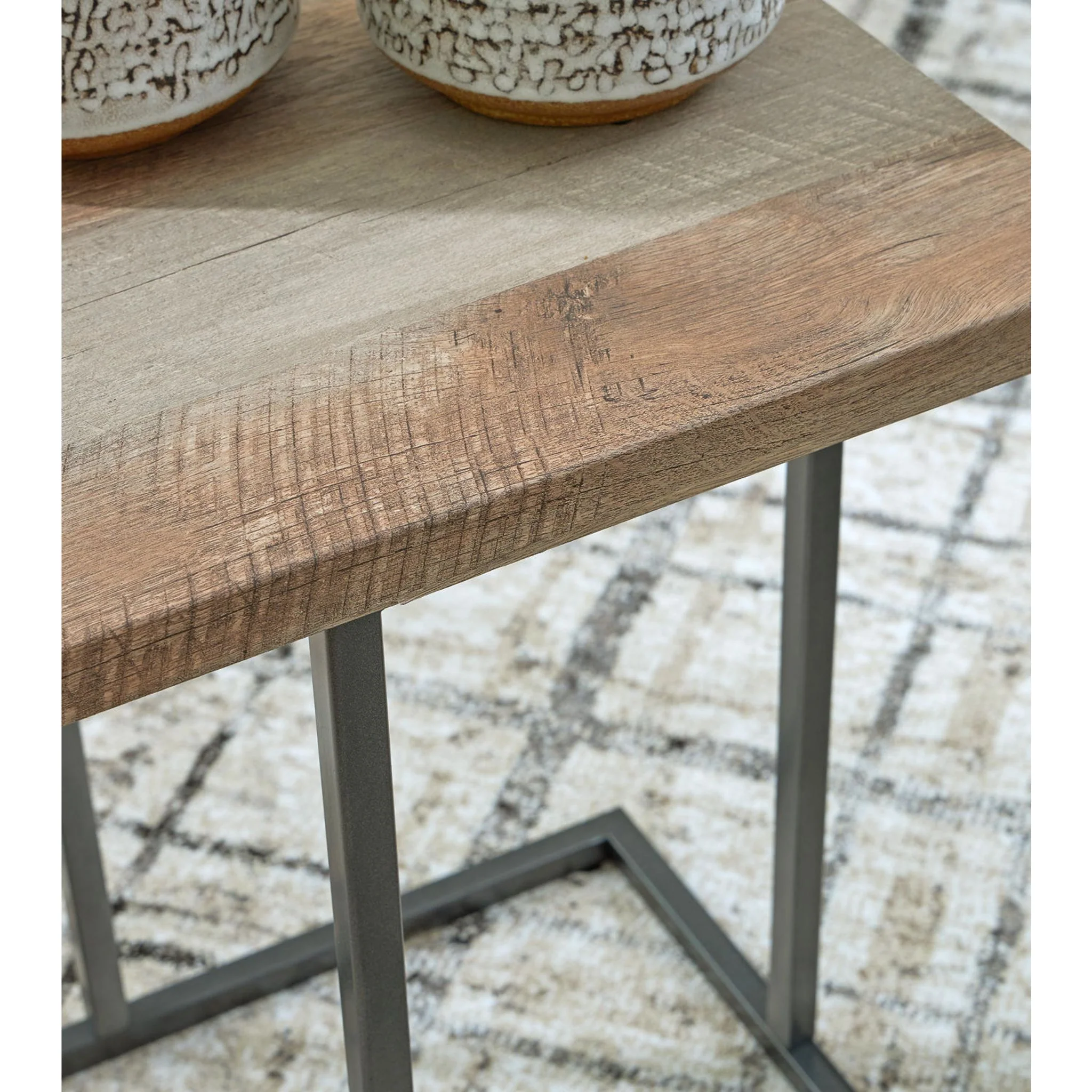 Albreane 3 Pack Tables - Grayish Brown/Black - Image 6