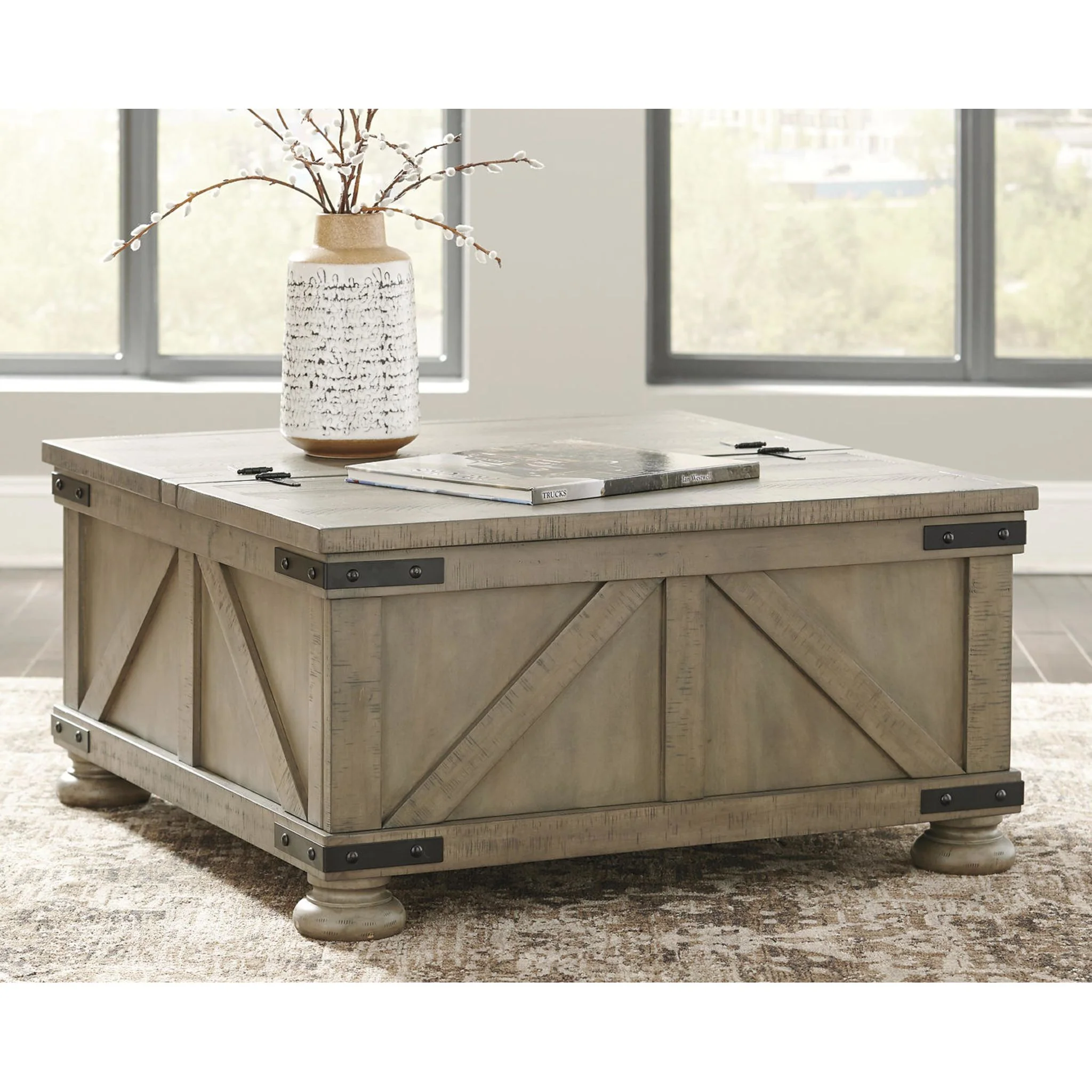 Aldwin Coffee Table - Gray - Image 12