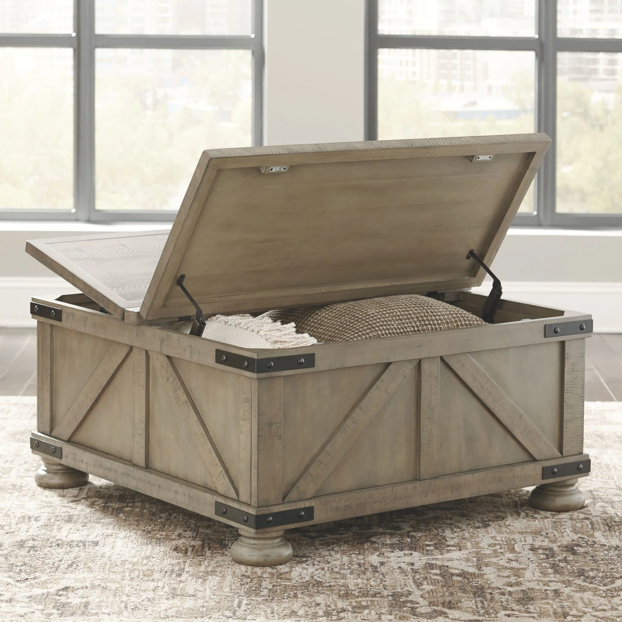 Aldwin Coffee Table - Gray - Image 4