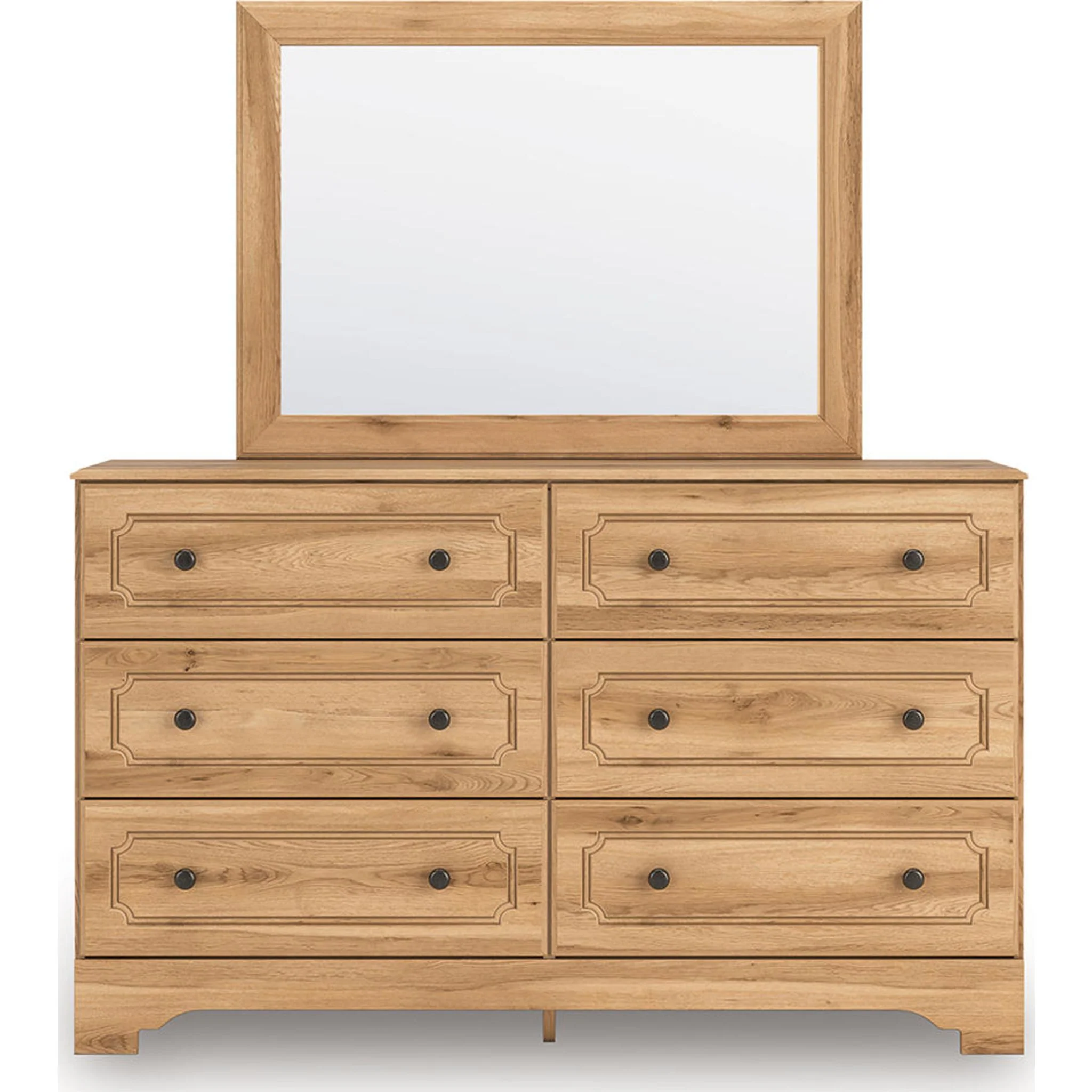 Aleaport 6 Piece Full Panel Bedroom - Warm Brown - Image 7