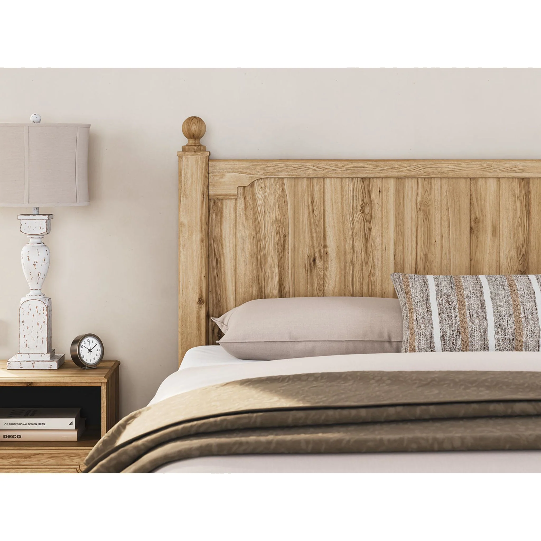 Aleaport 6 Piece King Panel Bedroom - Warm Brown - Image 15