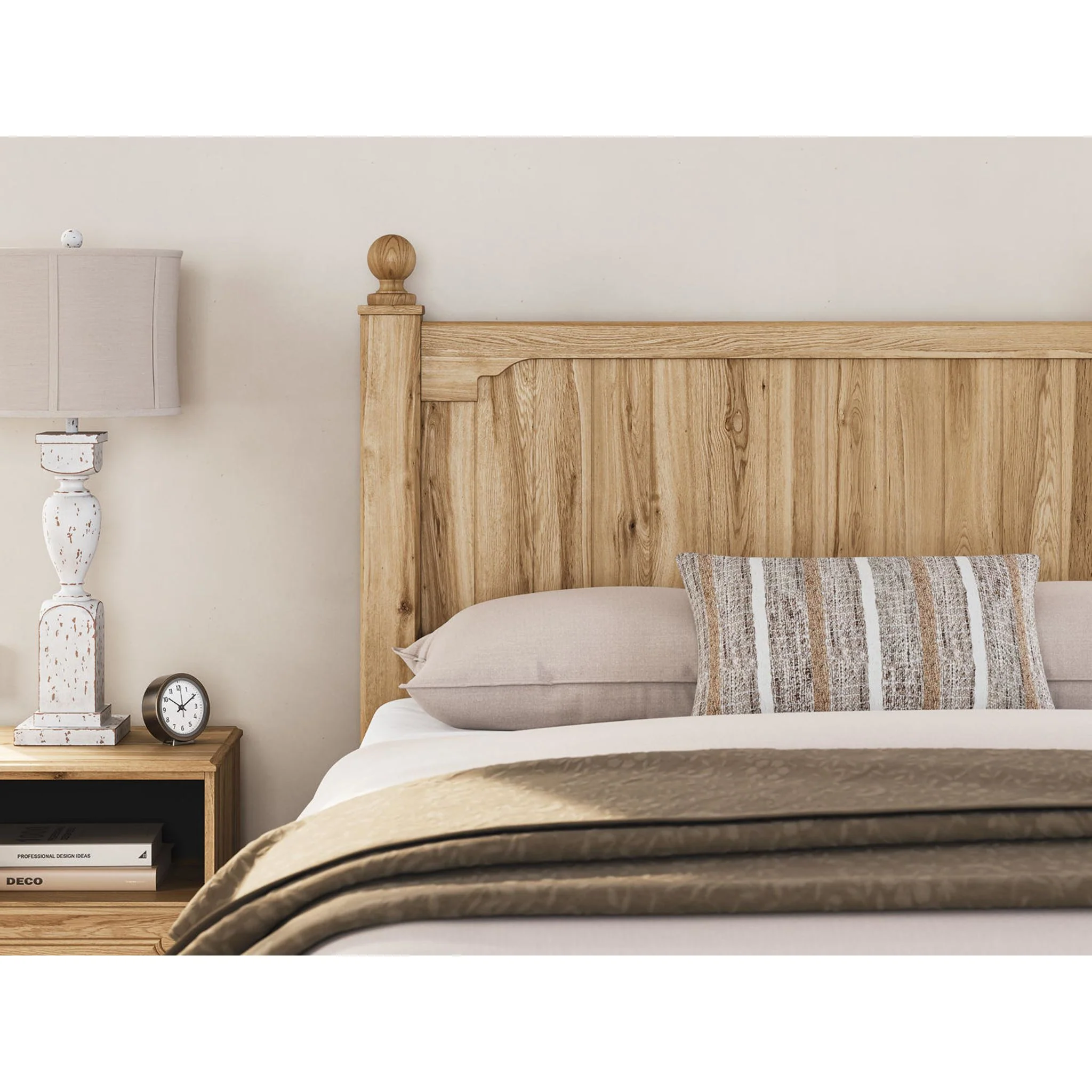 Aleaport 6 Piece Queen Panel Bedroom - Warm Brown - Image 15