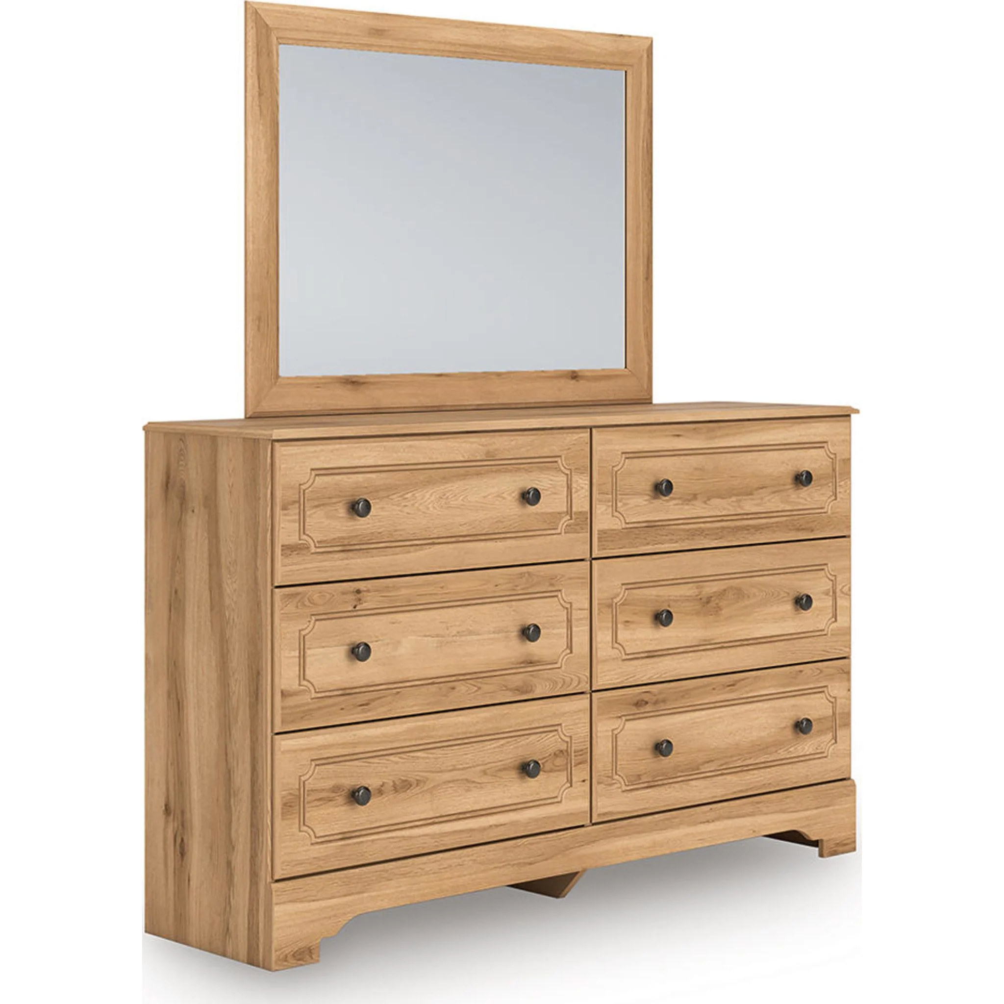 Aleaport 6 Piece Queen Panel Bedroom - Warm Brown - Image 4