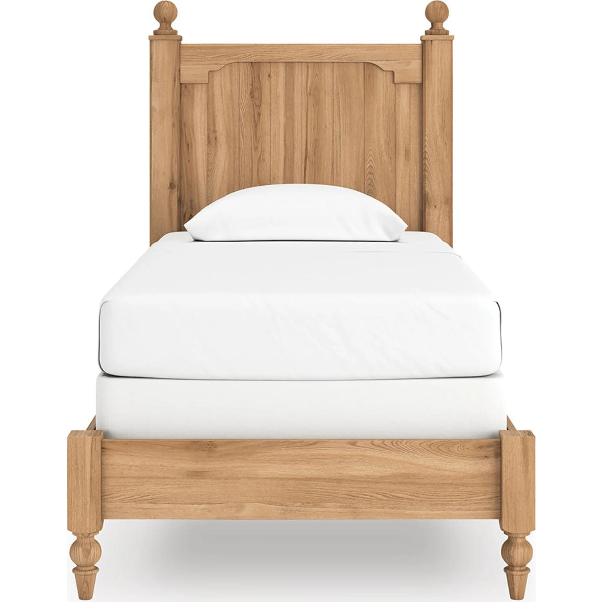 Aleaport 6 Piece Twin Panel Bedroom - Warm Brown - Image 16