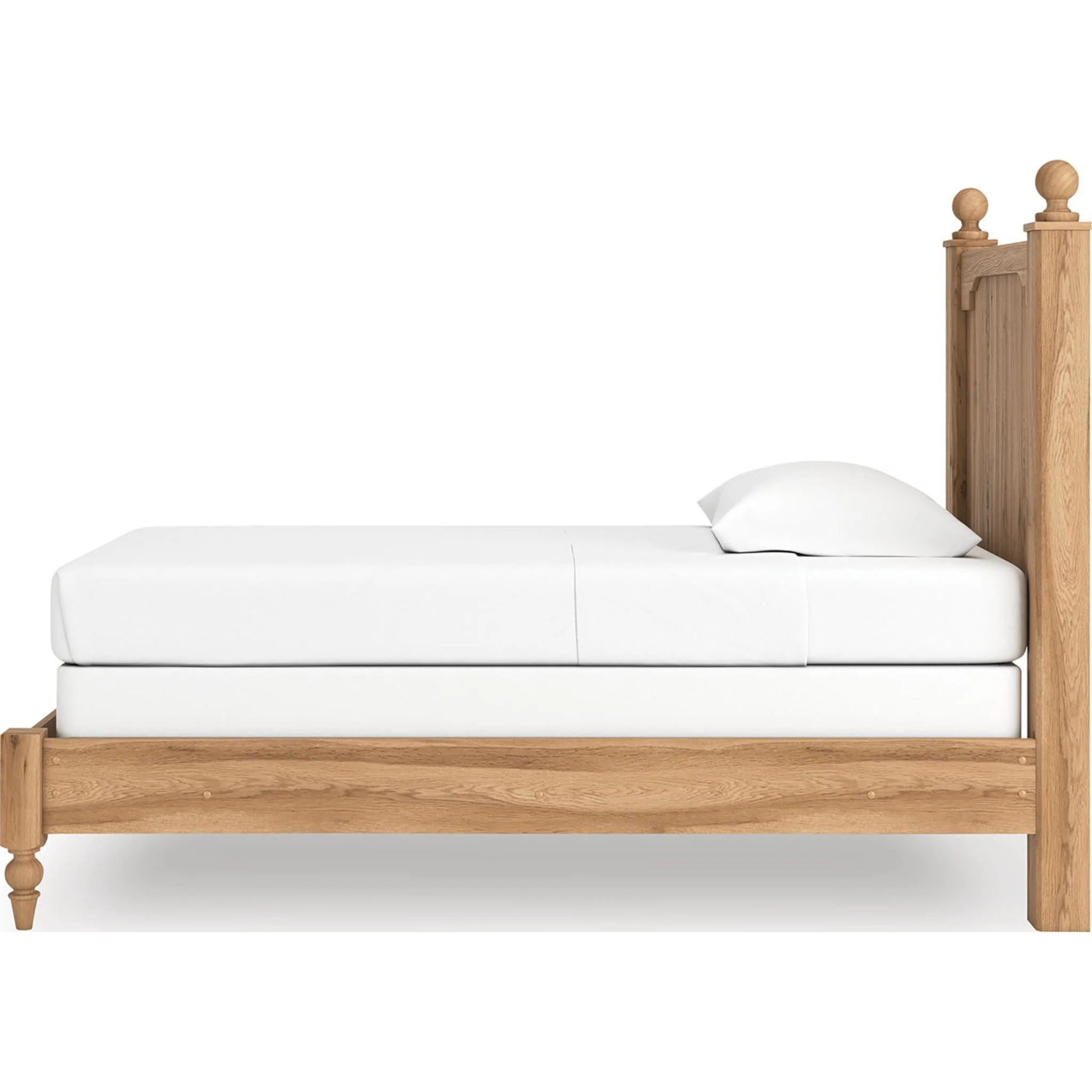 Aleaport 6 Piece Twin Panel Bedroom - Warm Brown - Image 17