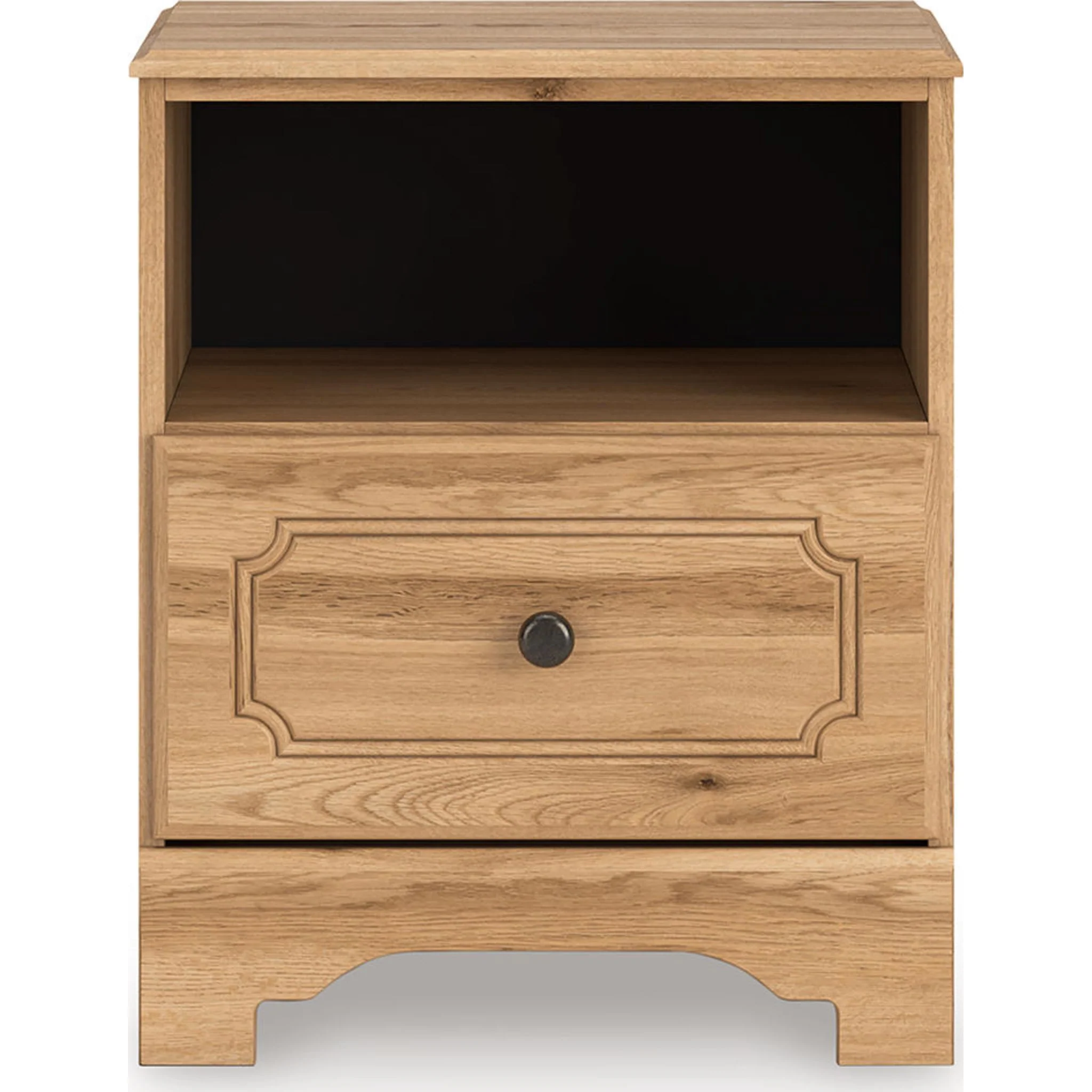 Aleaport 6 Piece Twin Panel Bedroom - Warm Brown - Image 25
