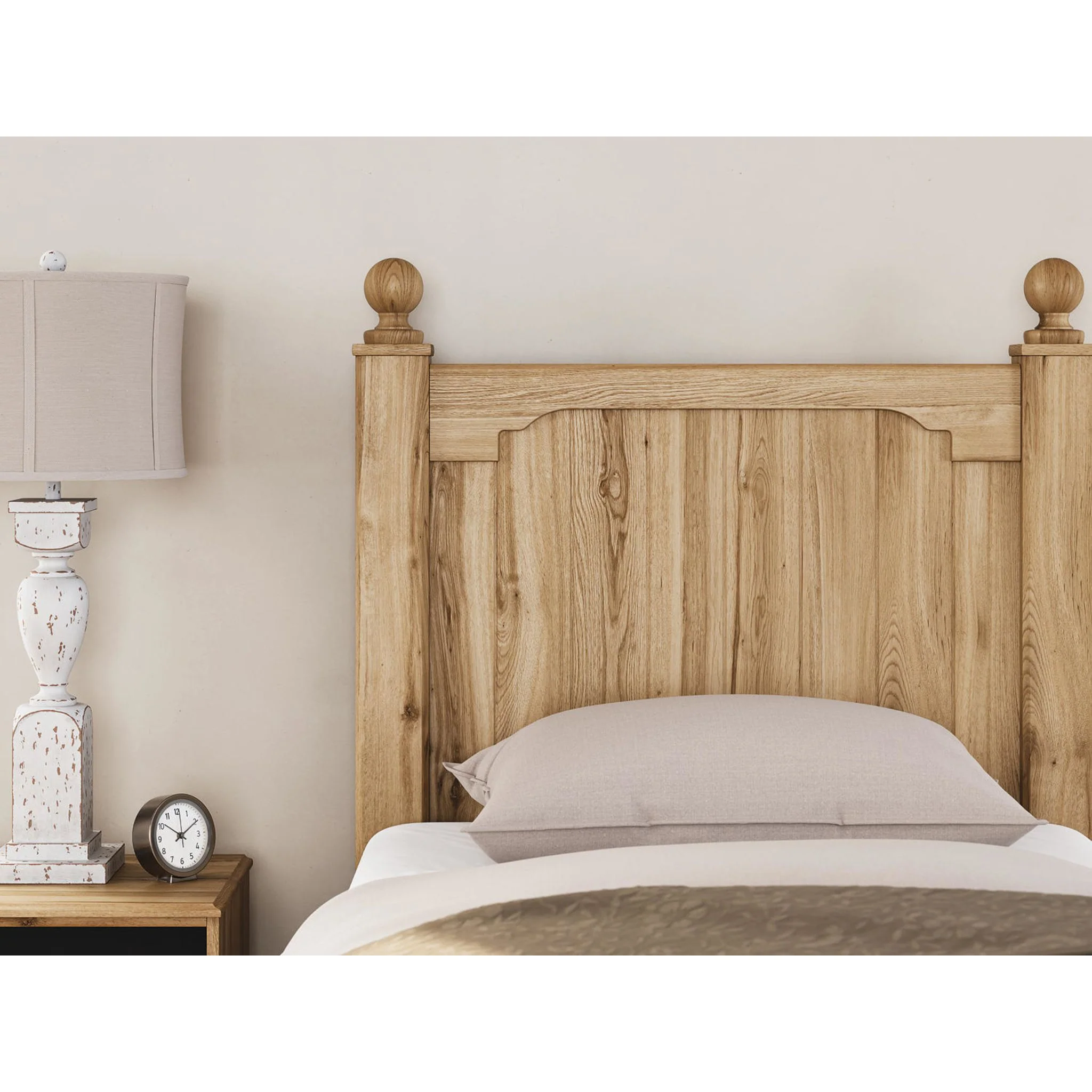 Aleaport 6 Piece Twin Panel Bedroom - Warm Brown - Image 31