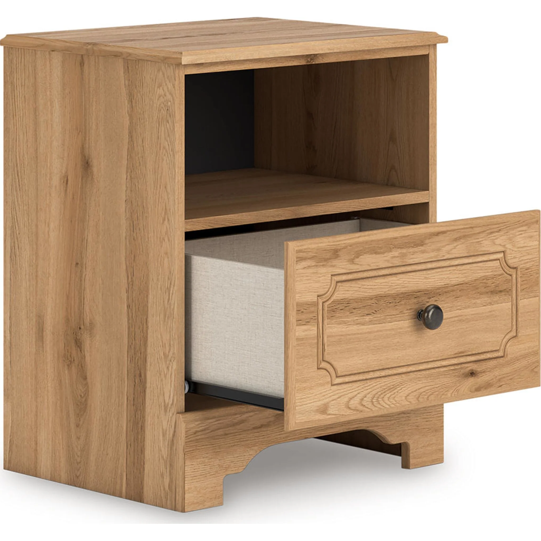 Aleaport Nightstand - Warm Brown - Image 4