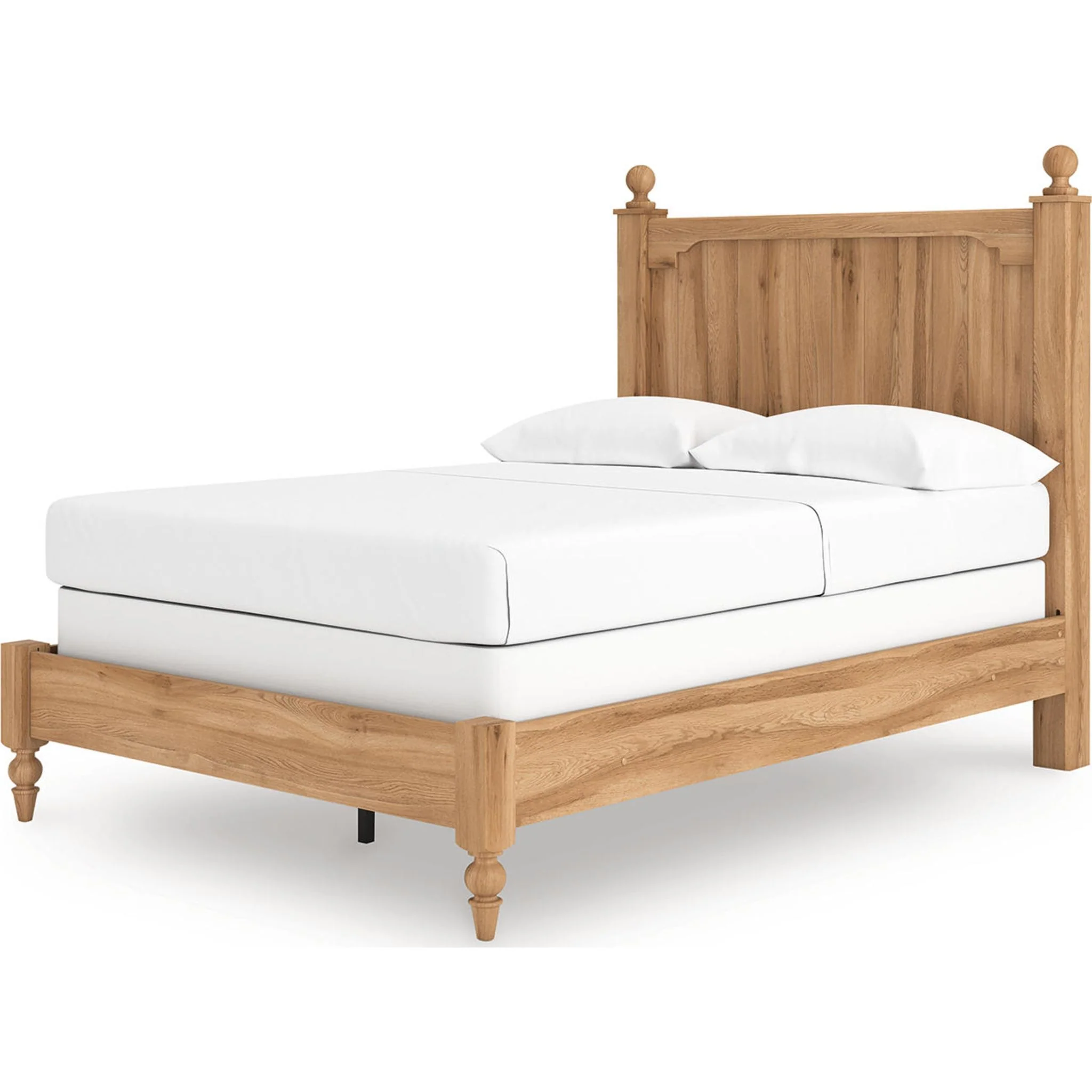 Aleaport Panel Bed - Warm Brown - Image 11