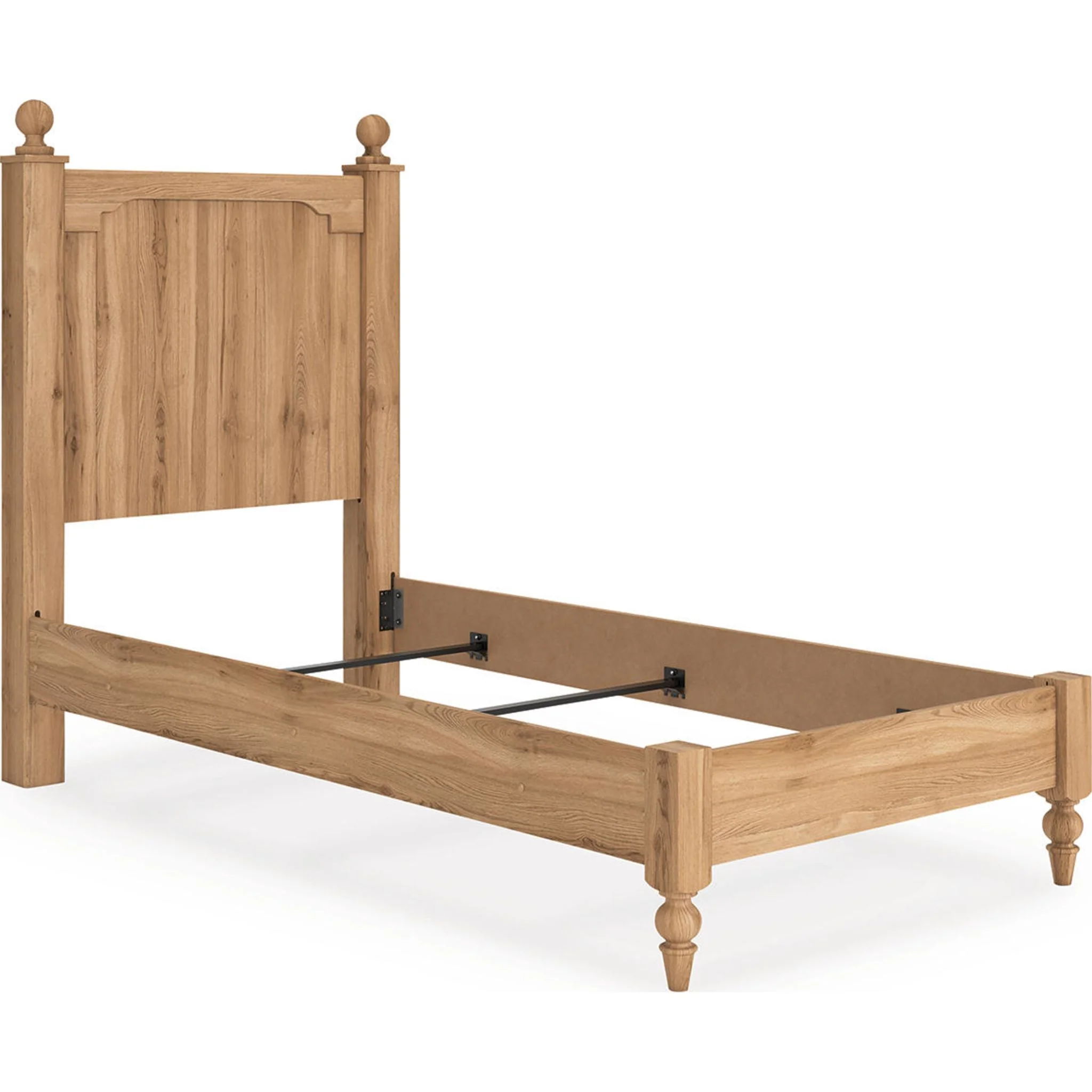 Aleaport Panel Bed - Warm Brown - Image 4